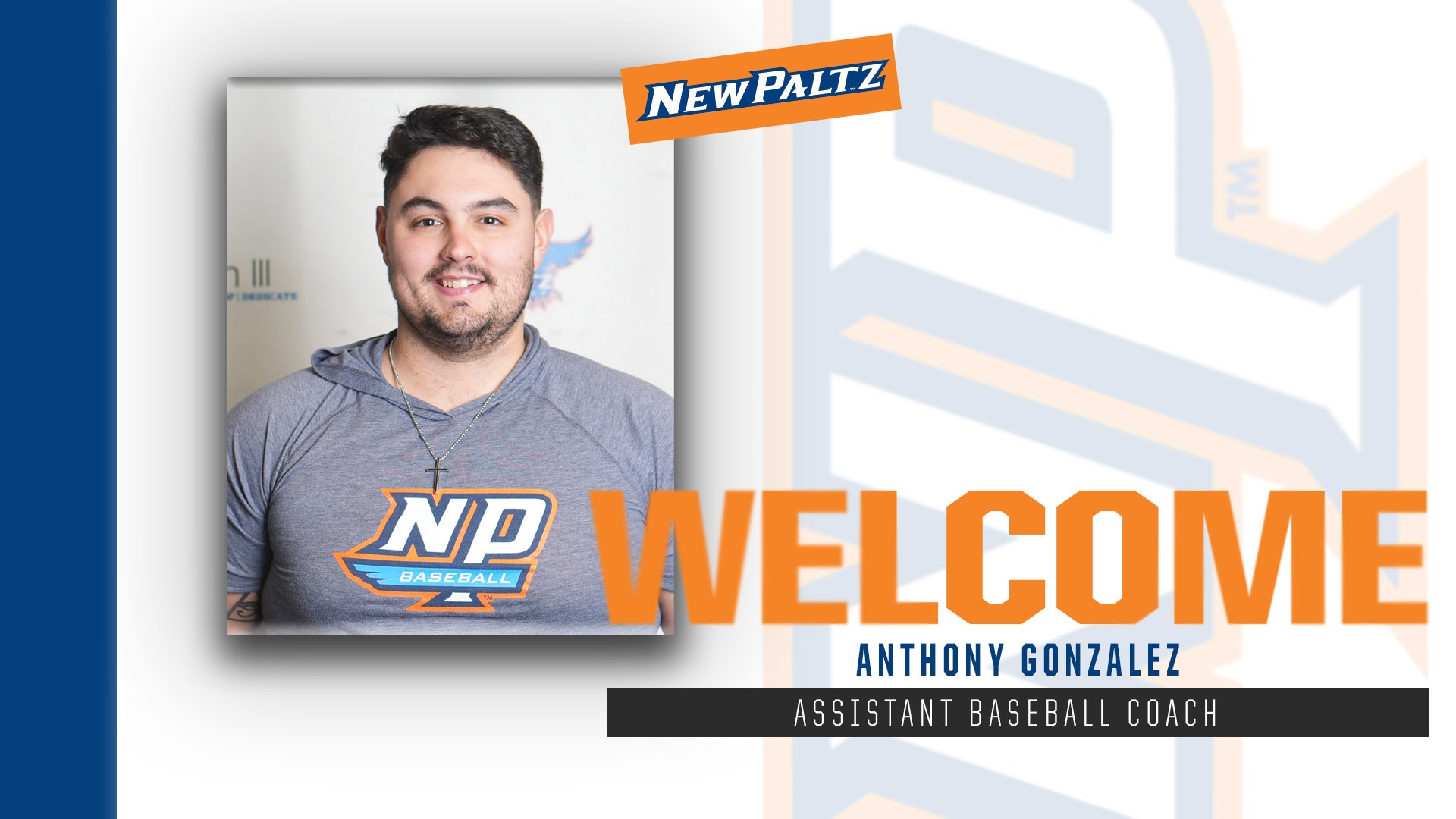 Anthony Gonzalez baseball assistant coach hiring main story graphic