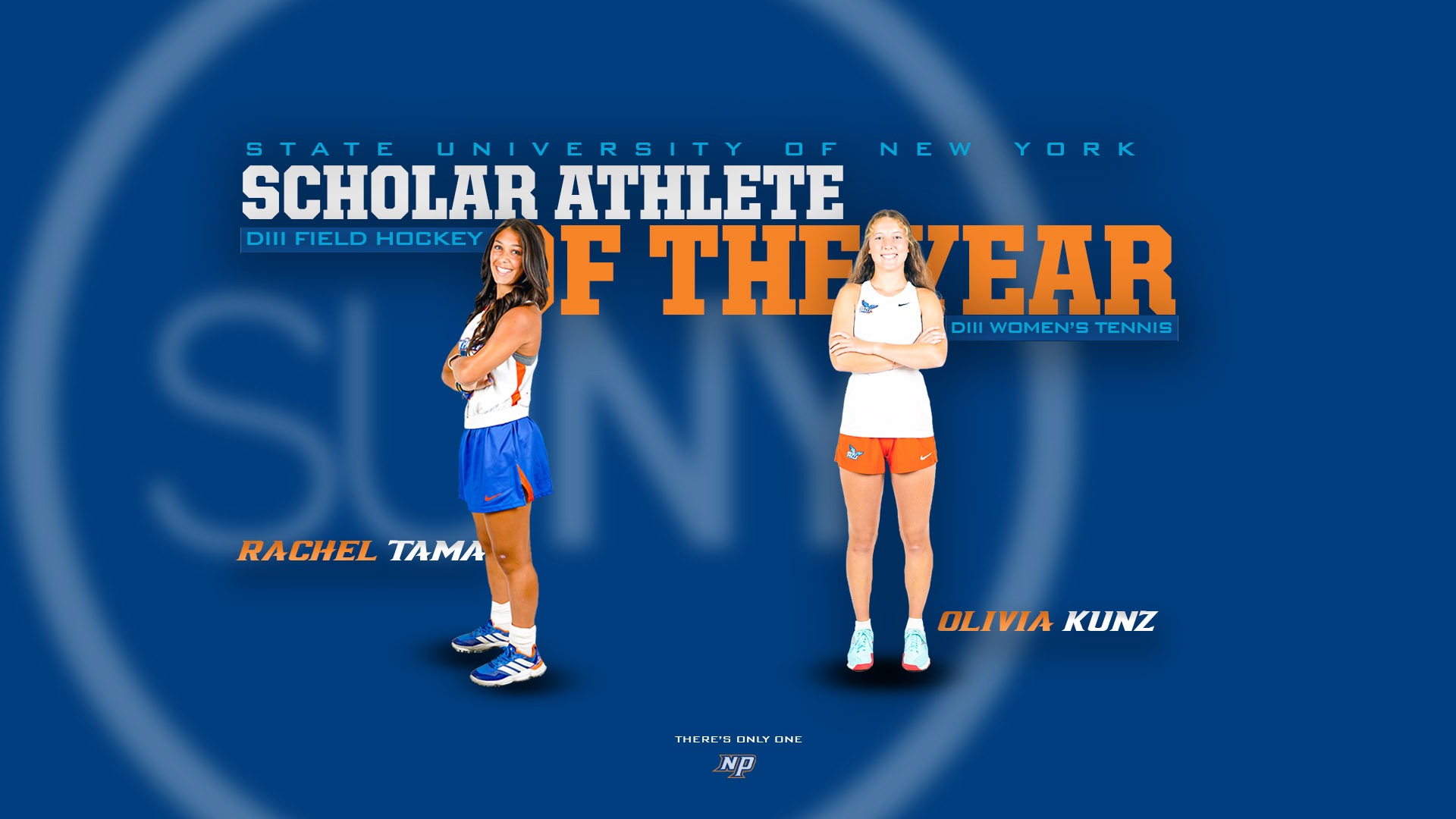 Rachel Tama and Olivia Kunz SUNY Scholar main story graphic