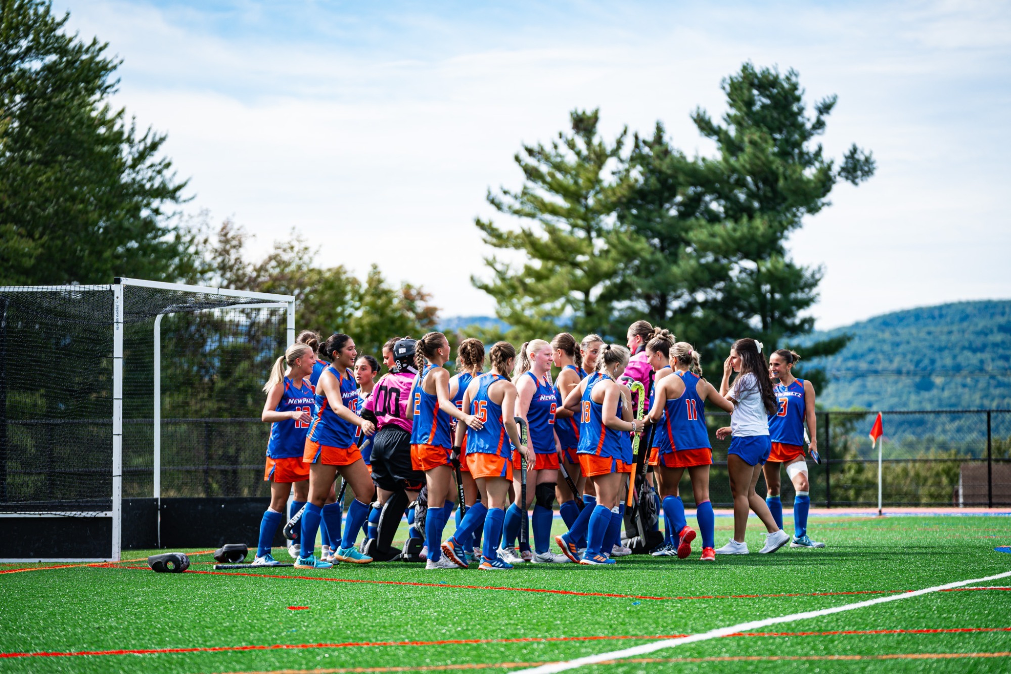 Field Hockey Team Huddle