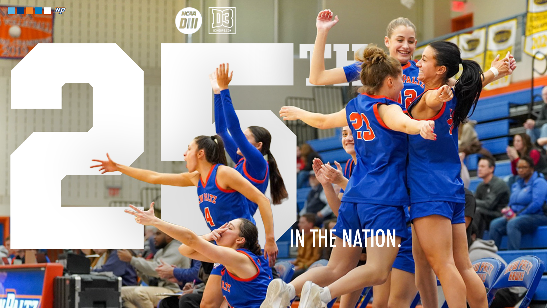 Women's Basketball Top 25 main story graphic