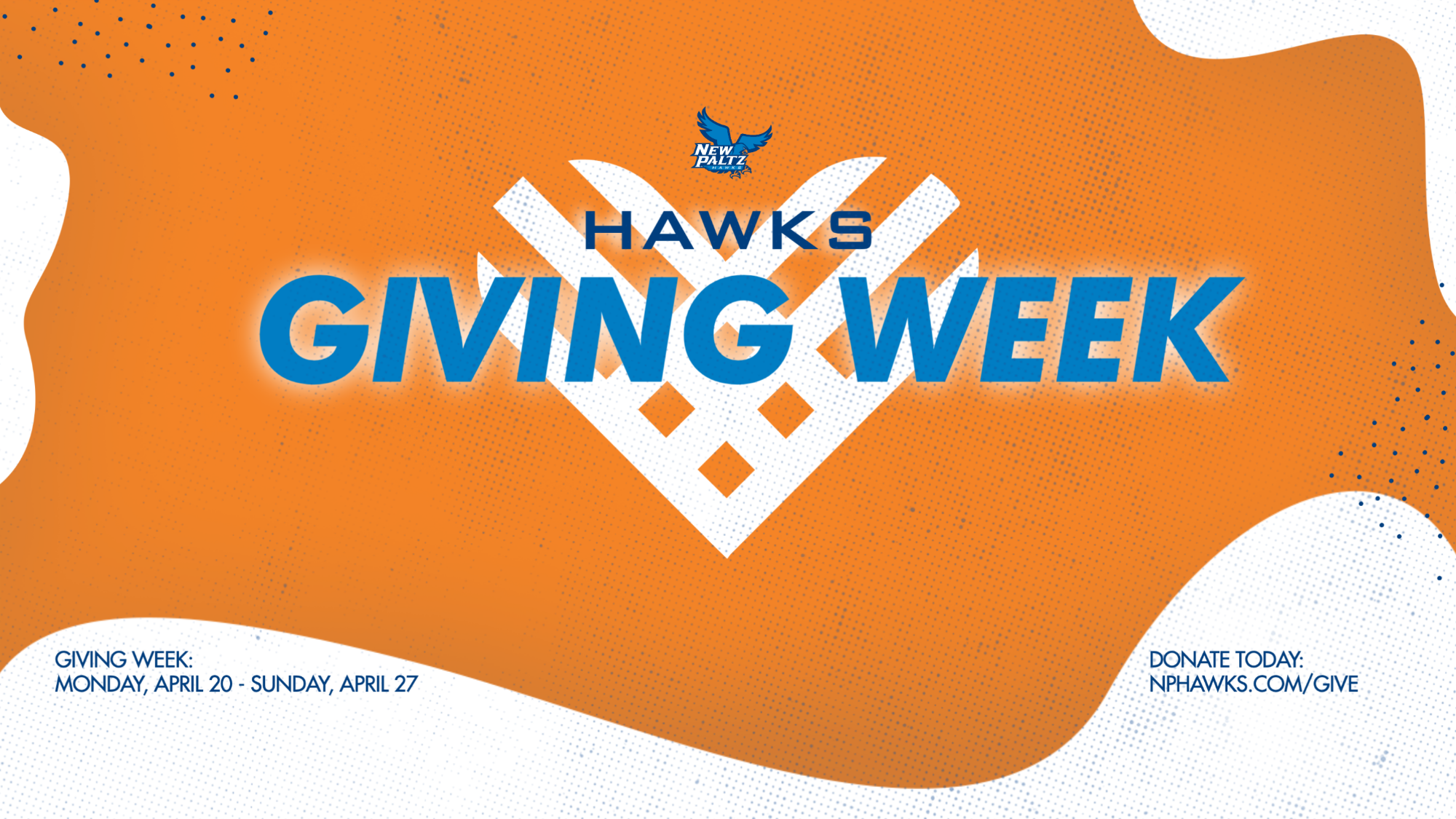 Hawks Giving Week held on April 20 through April 26 main story graphic