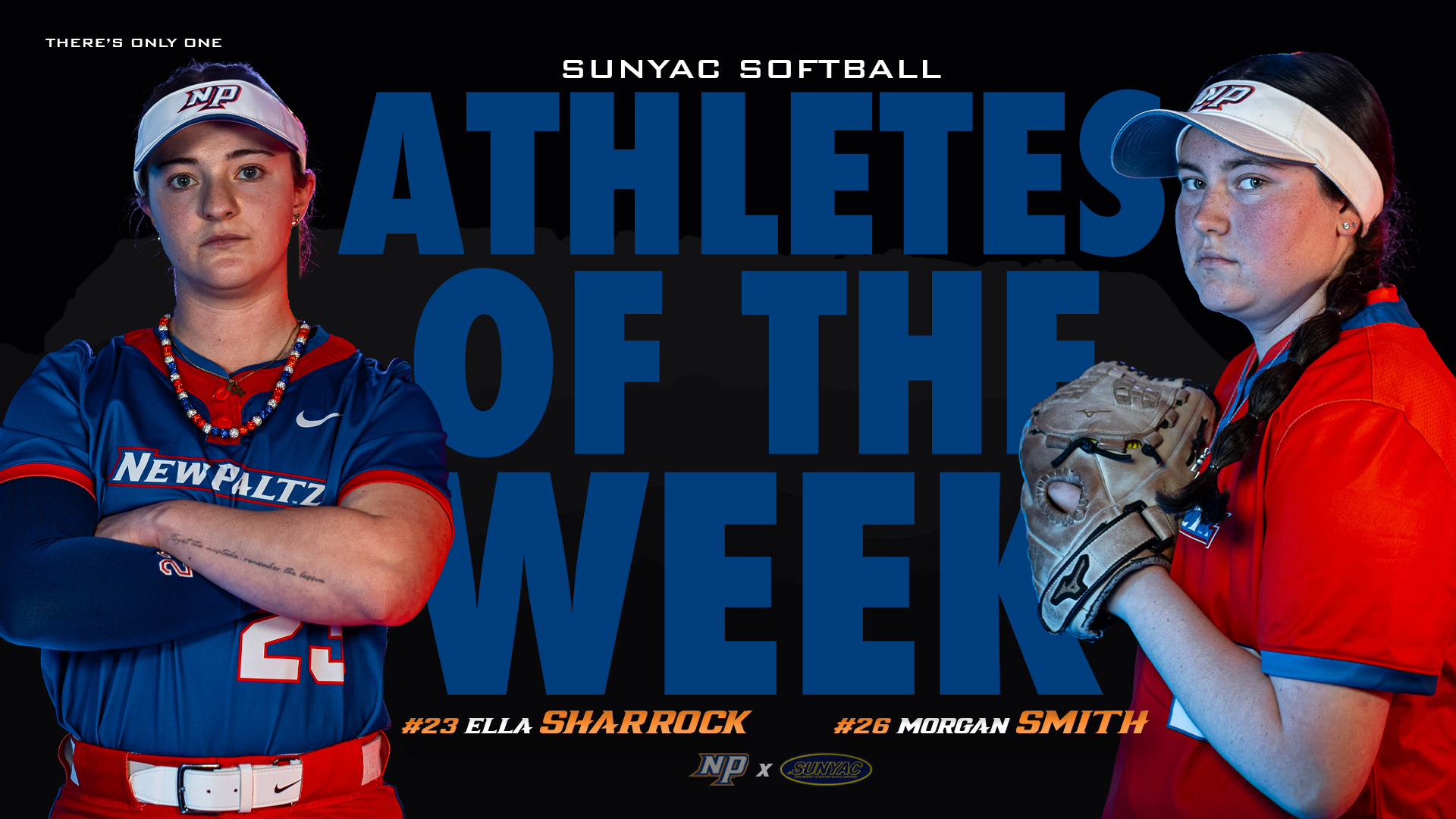 Ella Sharrock and Morgan Smith SUNYAC Athlete of the Week 