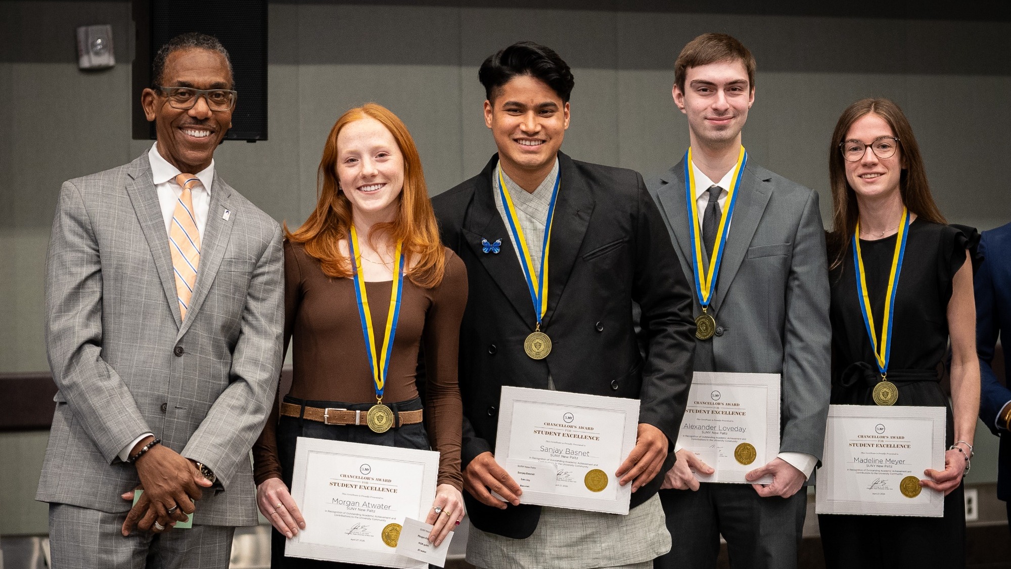 SUNY Chancellor's Award for Student Excellence ceremony