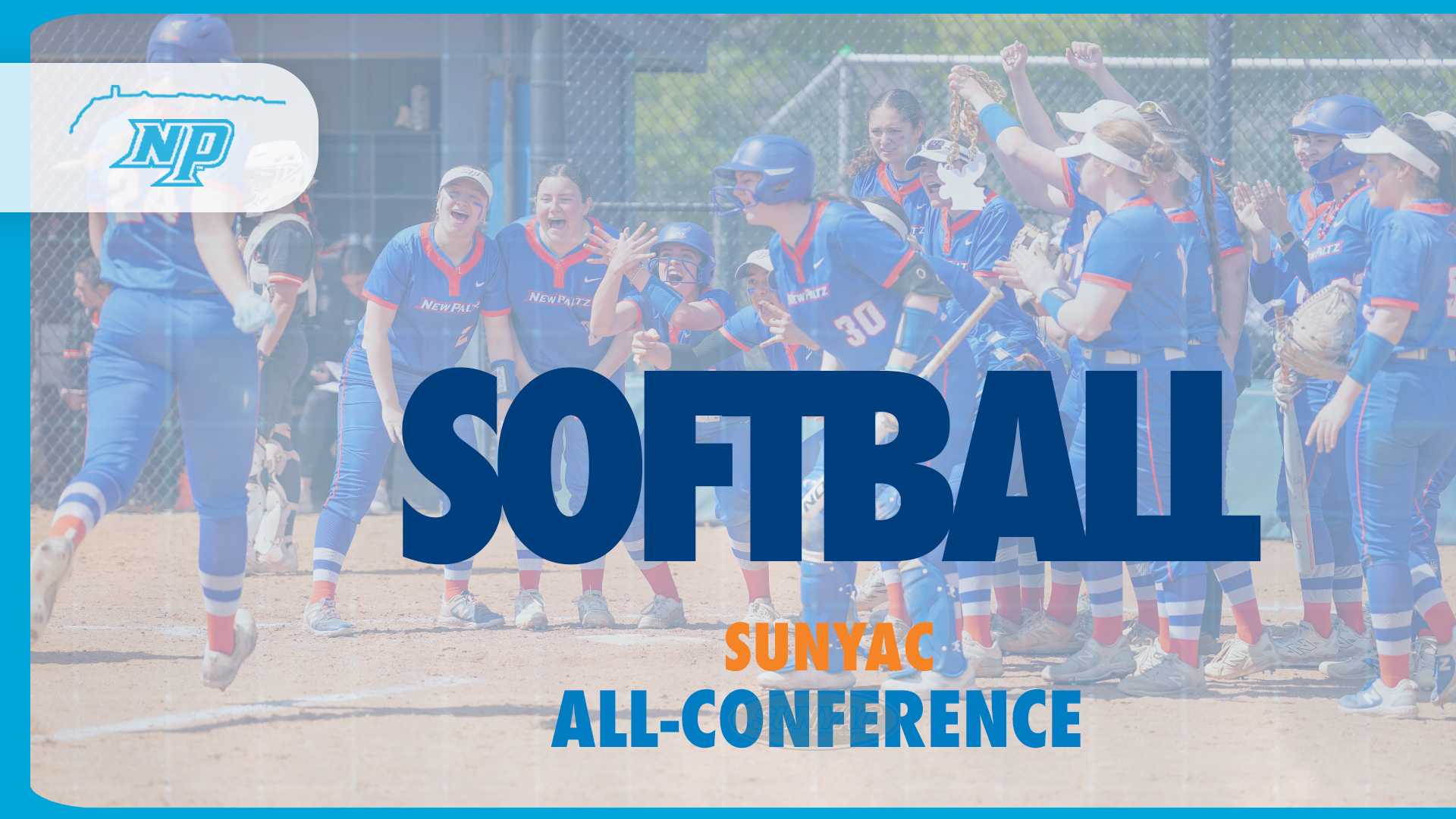 SUNYAC Softball main story graphic