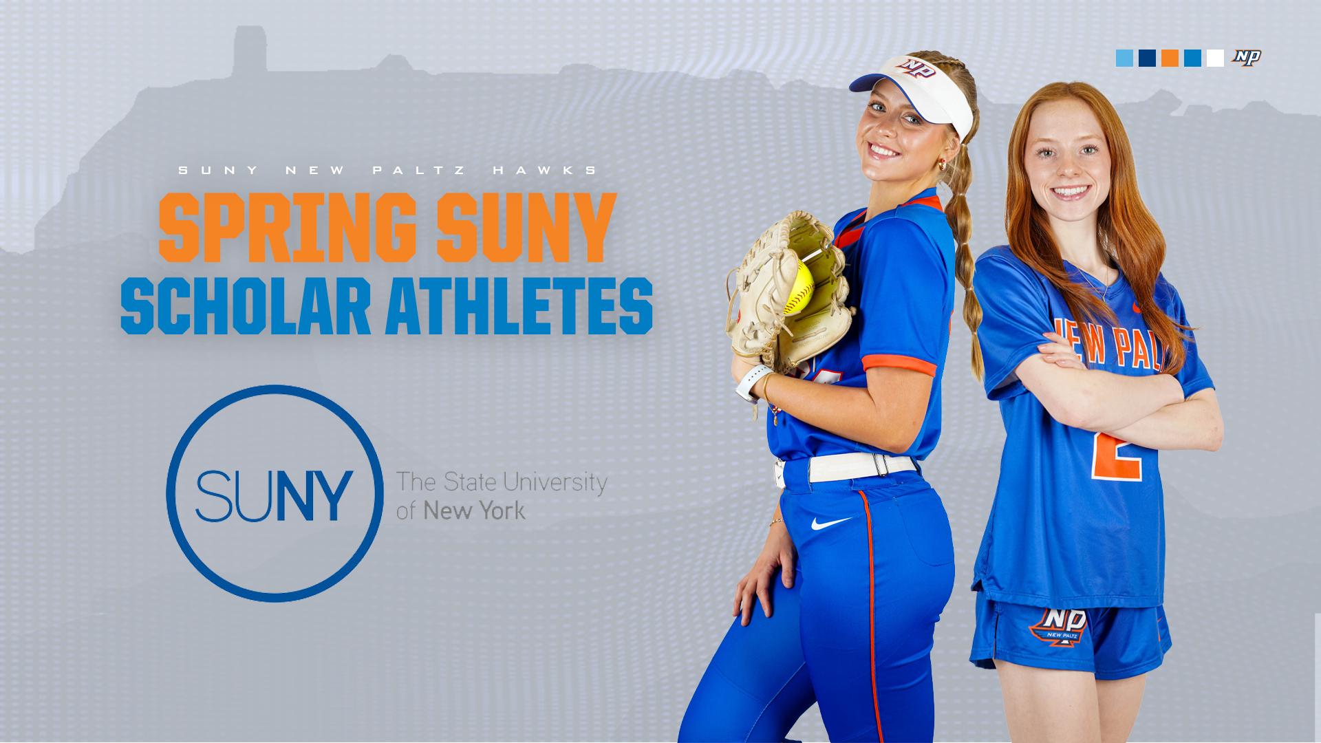 Spring Scholar Athletes Kelsey O'Brien and Alexis Atwater