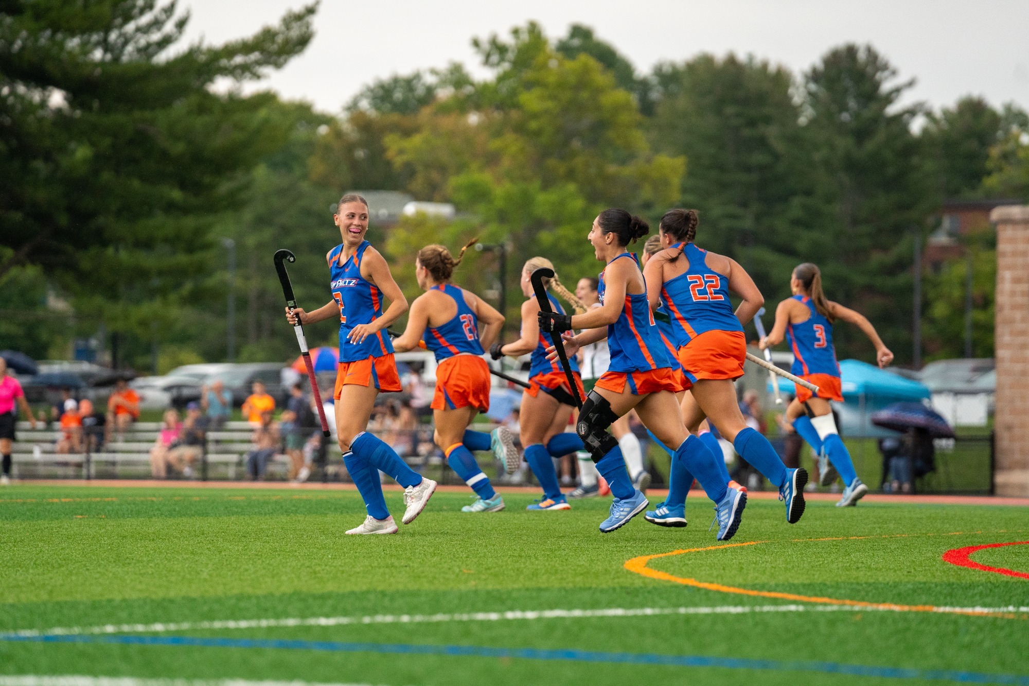 Abigail Bozzanca First Collegiate Goal vs Marywood Celly (+Sam Torres)