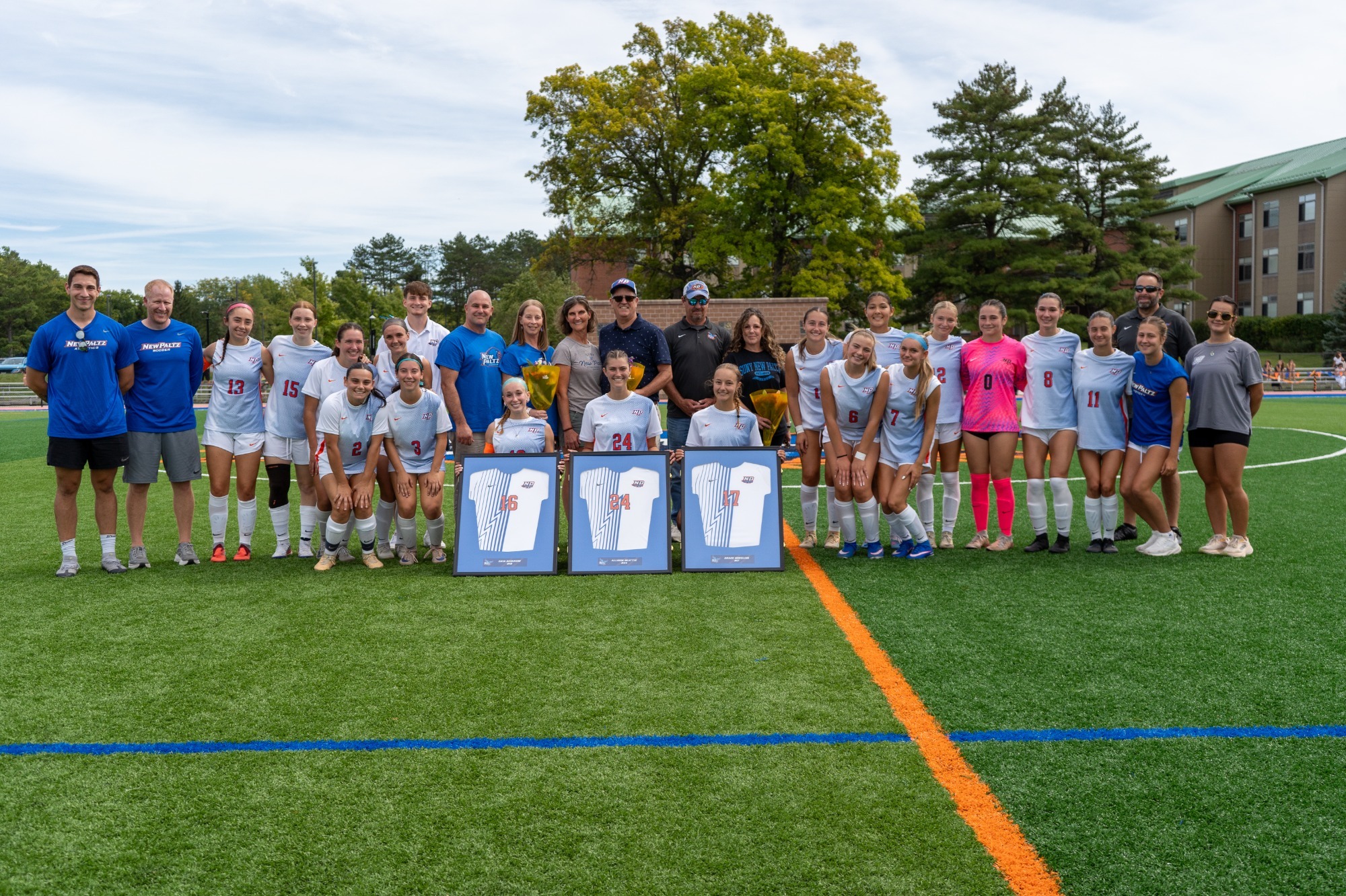 Women's Soccer Senior Day Win vs Clarkson - E.Savarese, G.Norelius, & A.Beattie