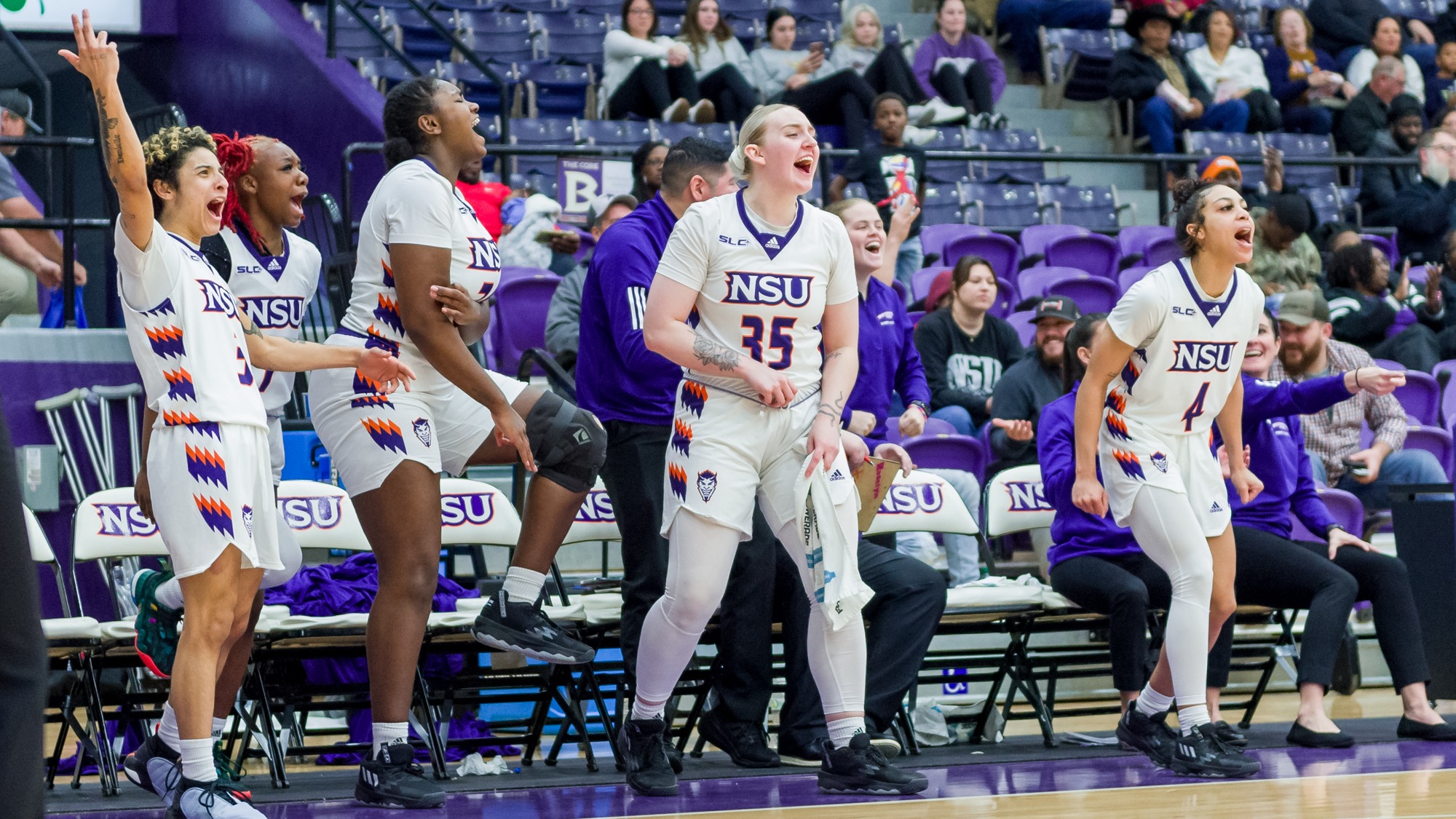 Lady Demons cruise to SLCopening win against McNeese Northwestern