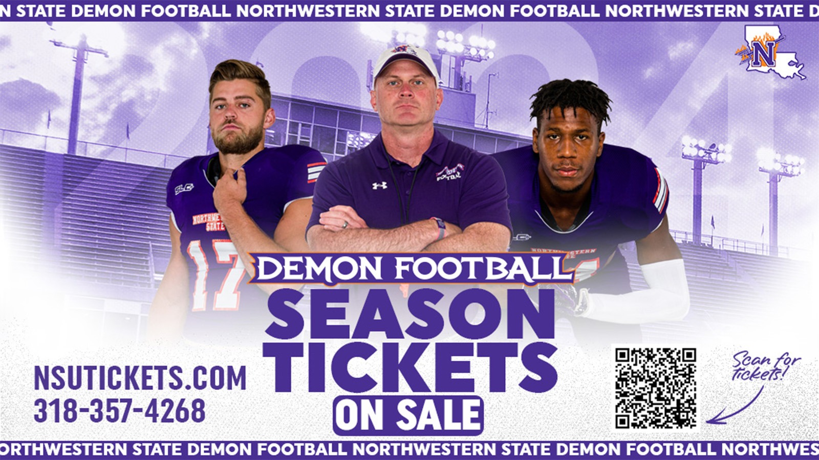 Football season tickets remain on sale Northwestern State University