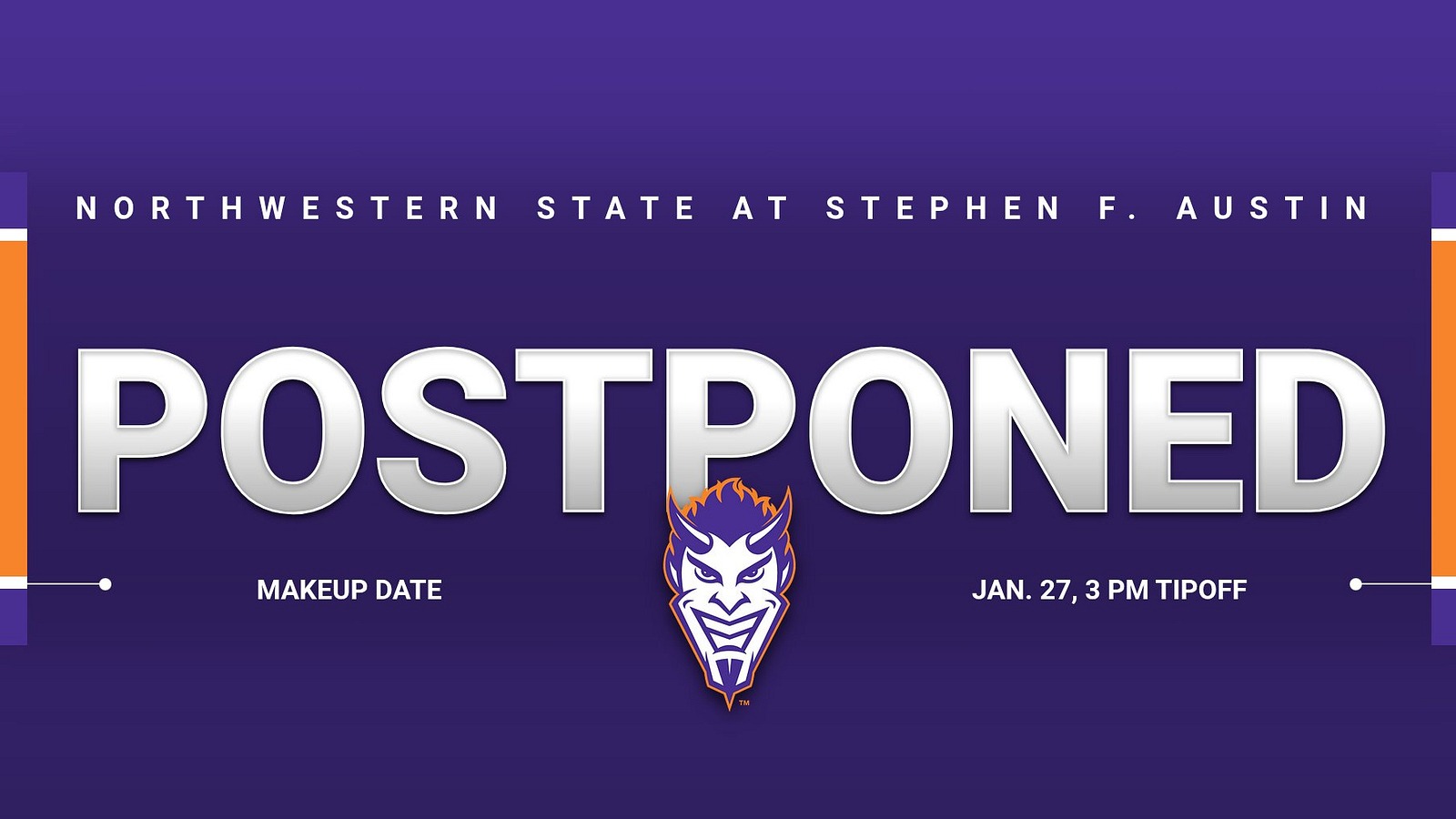 NSUMBB Postponement at SFA