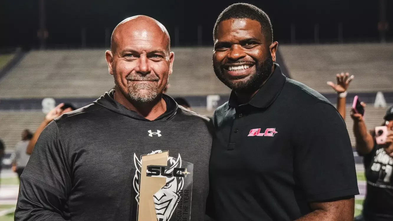 Coach Mike Heimerman won women's Coach of the year