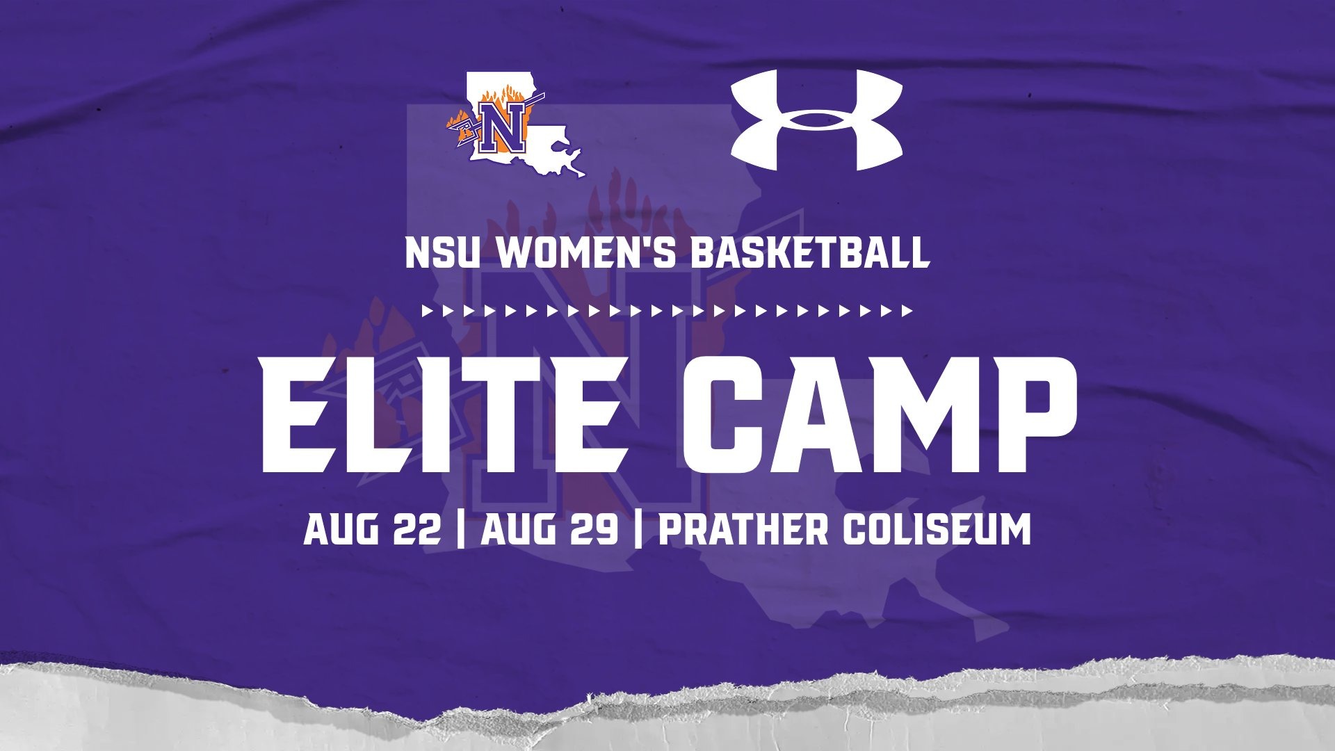 NSU women's basketball camp art