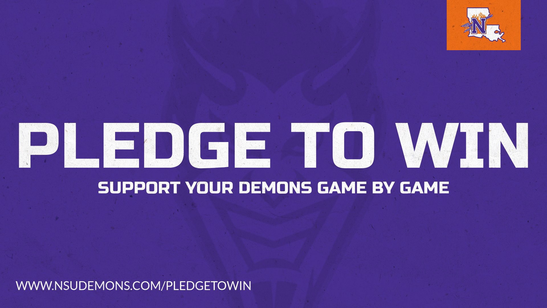 Graphic announcing the Pledge to Win campaign
