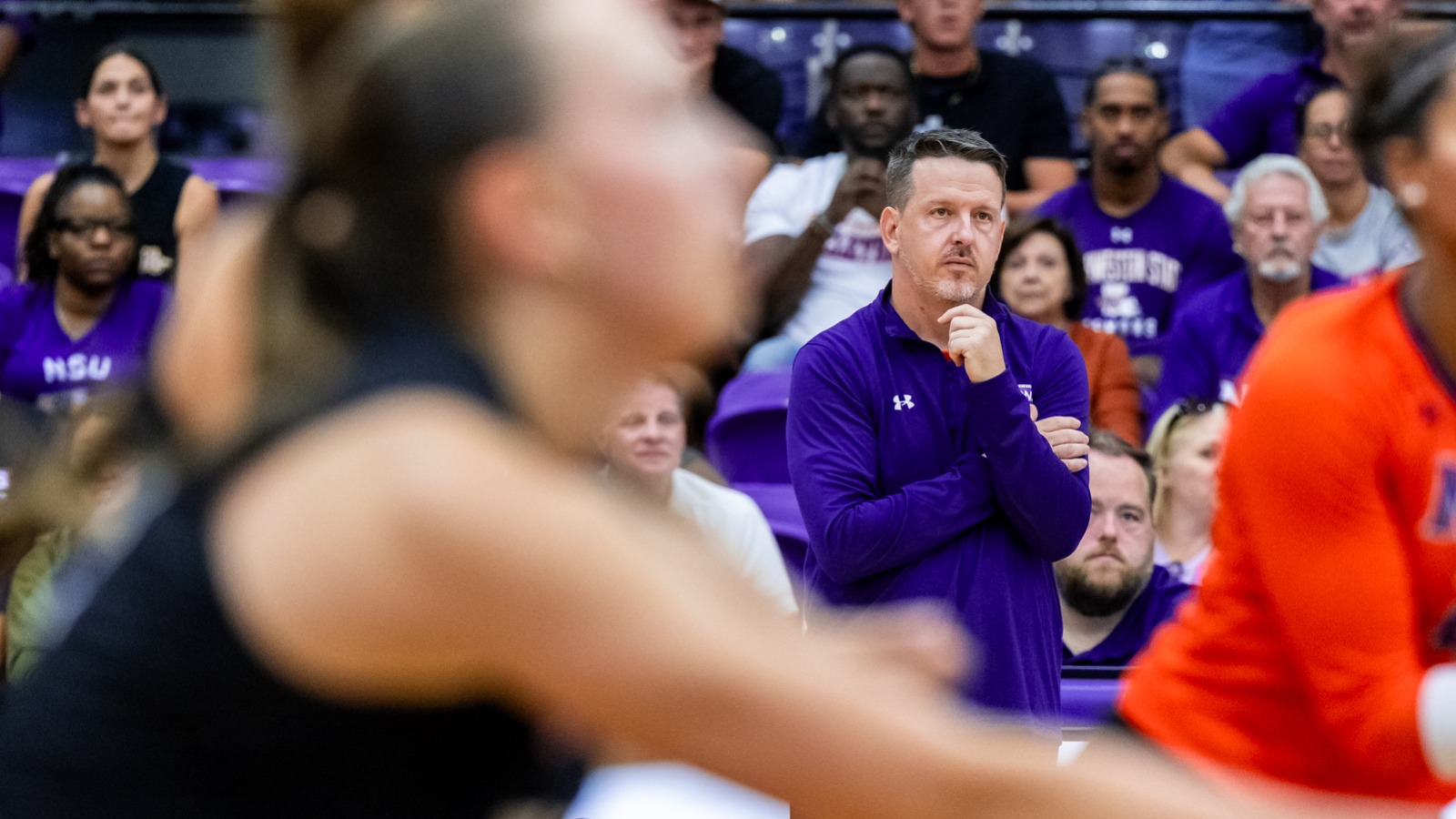 NSU VB head coach Ben Kaszeta 08_21_26 Alcorn