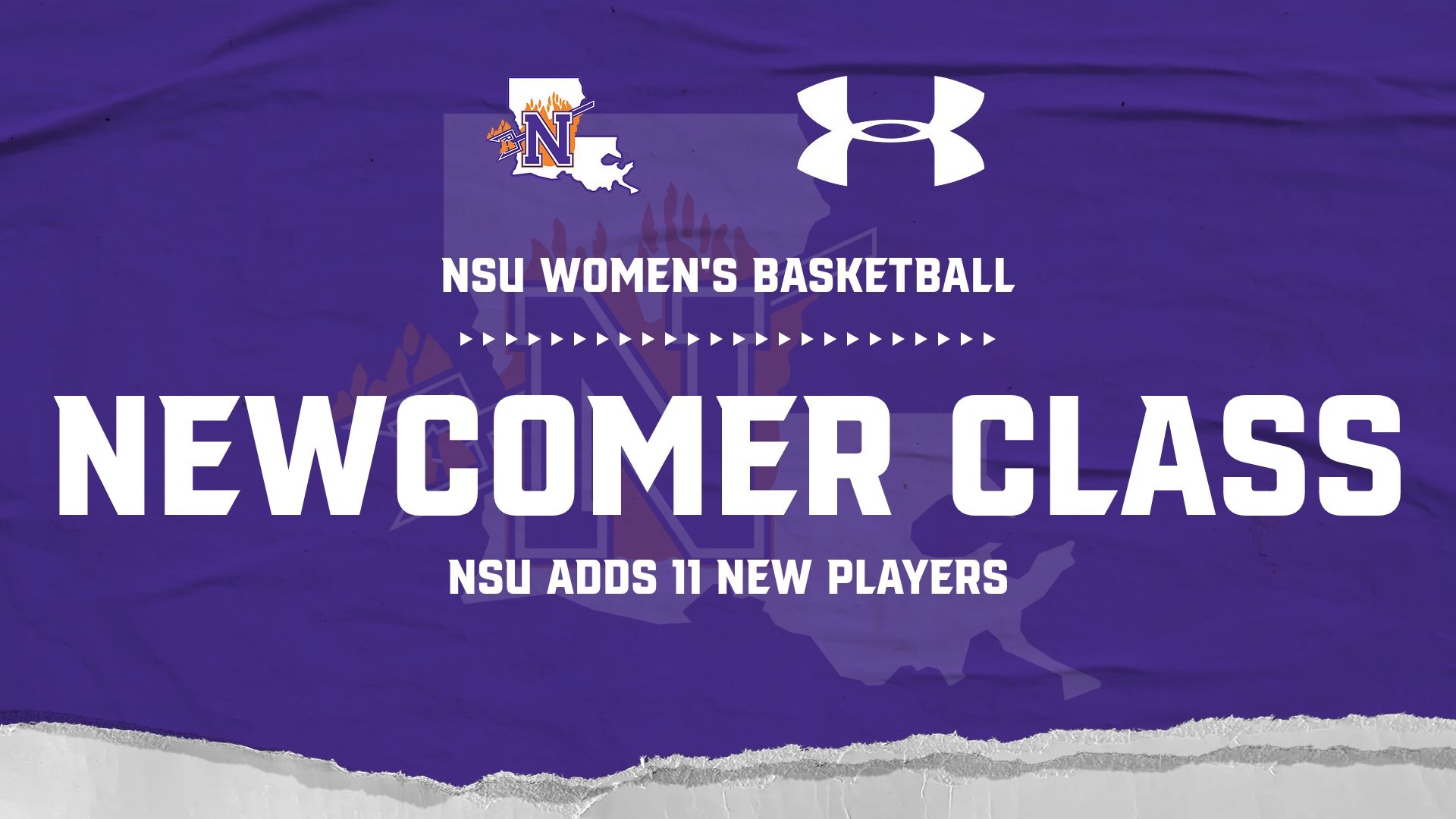NSU WBB newcomer class graphic
