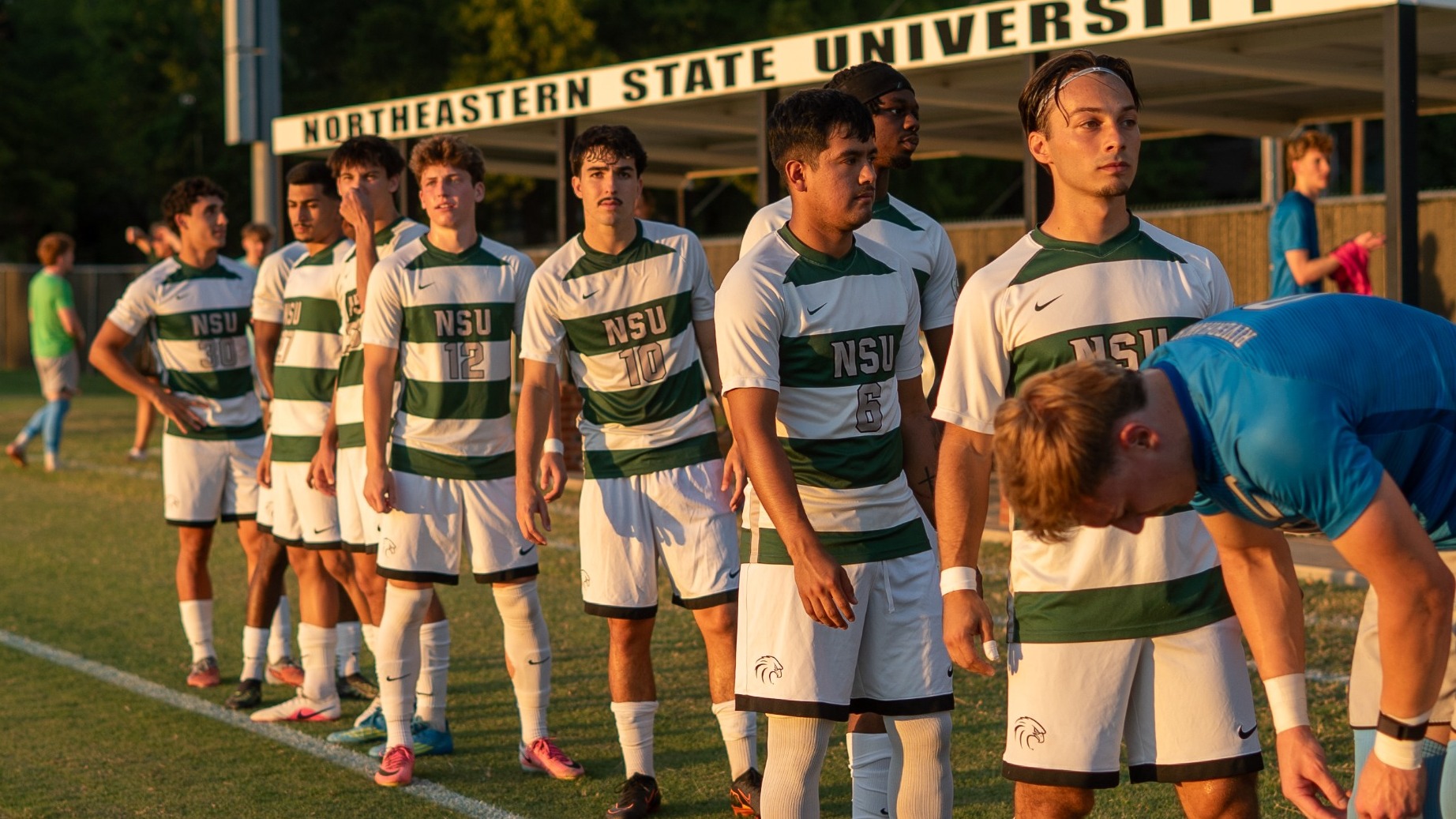 Men's Soccer walkout