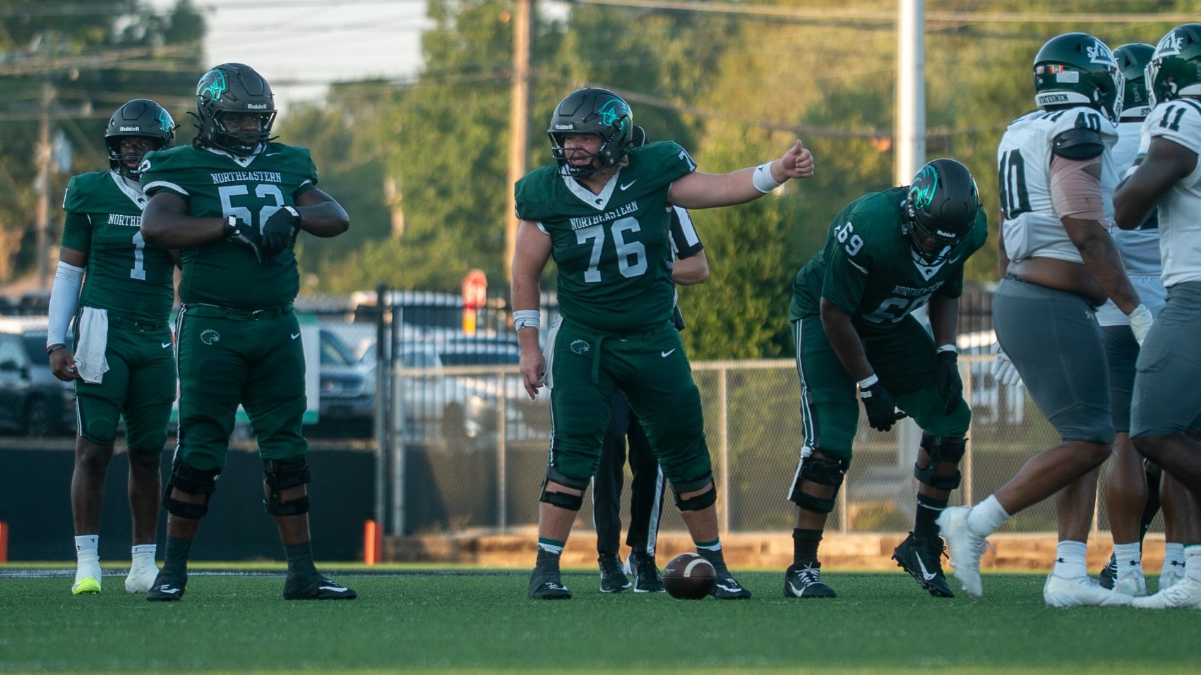 Football o-line vs Delta State