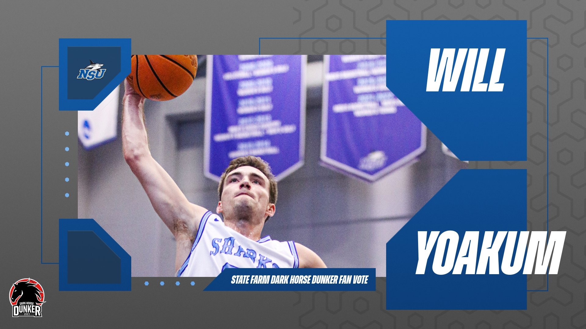 Yoakum Named Participant in College SLAM Dunk Contest Fan Vote Nova