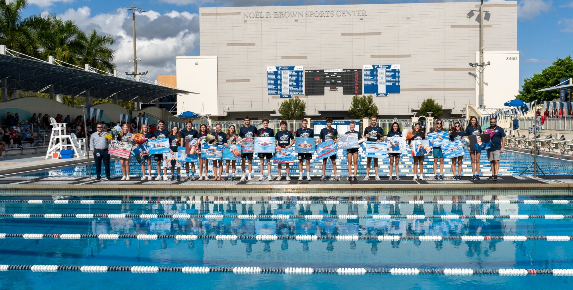 nsu swim senior day 1.23.2026