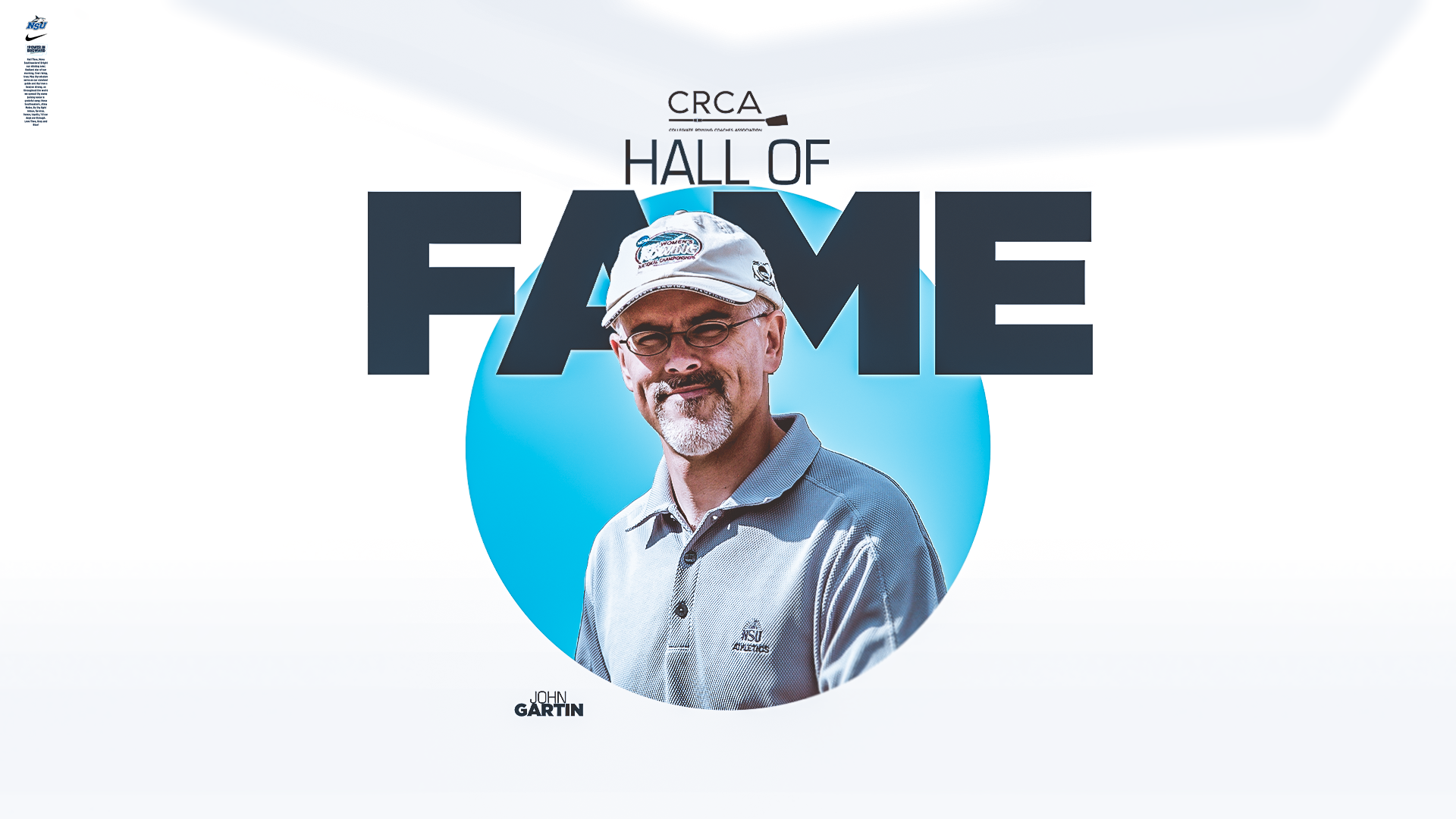 John Gartin HOF Rowing