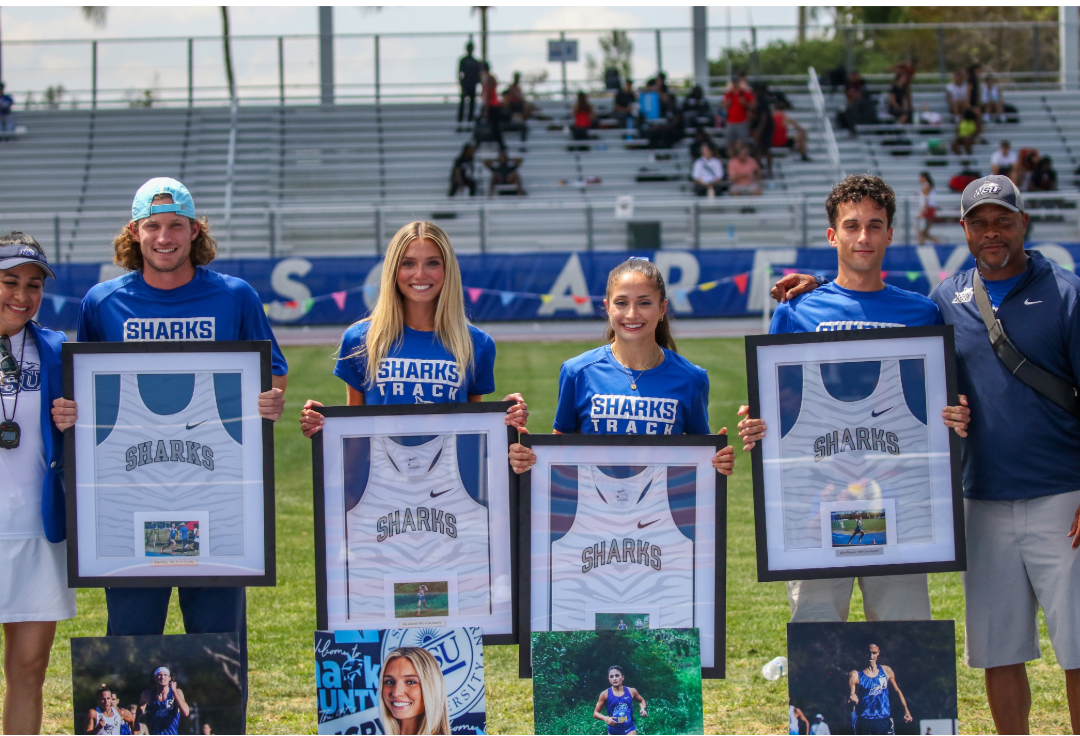 2025-26 Track Senior Day Group Photo