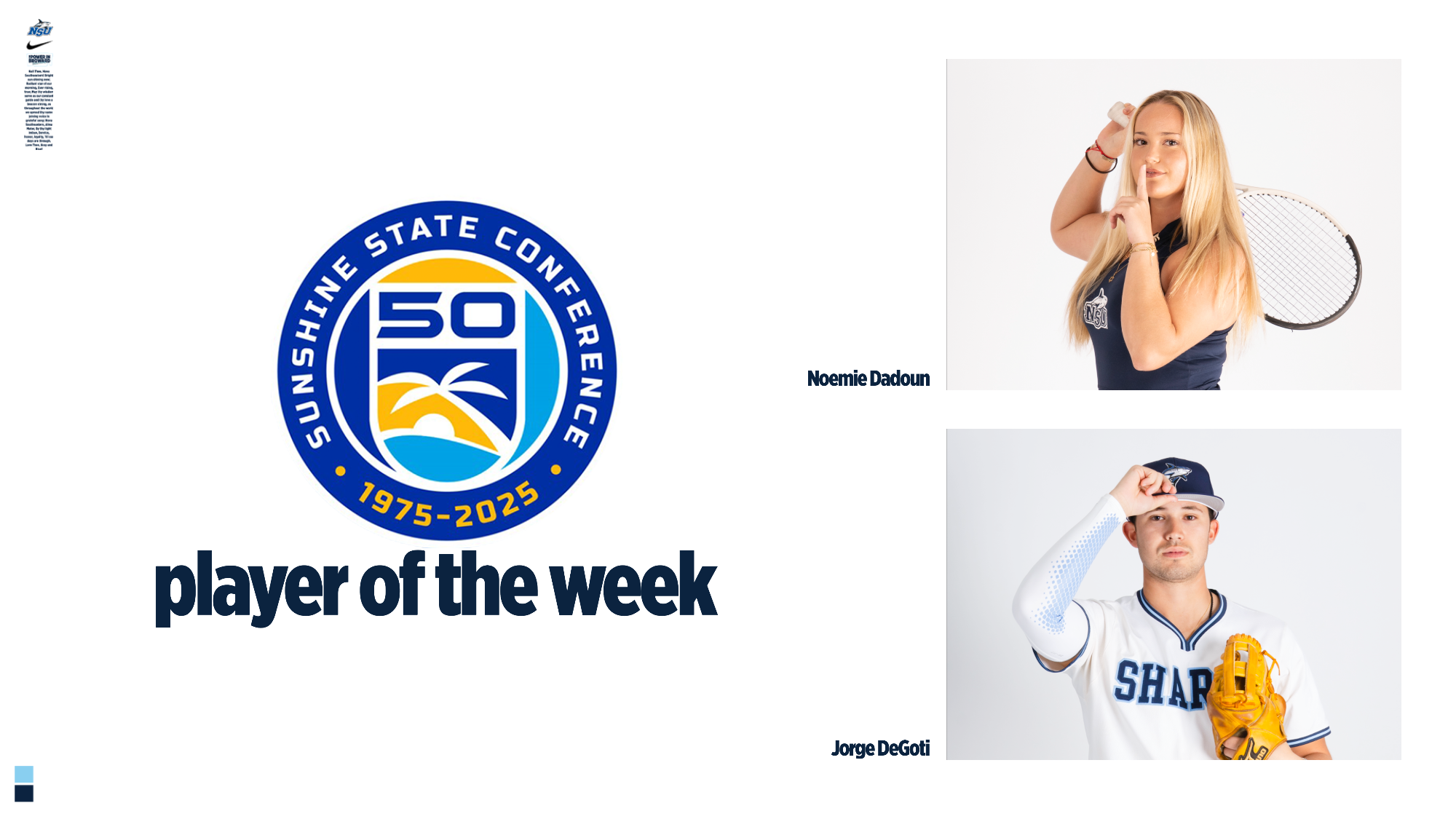 degoti & dadoun player of the week 