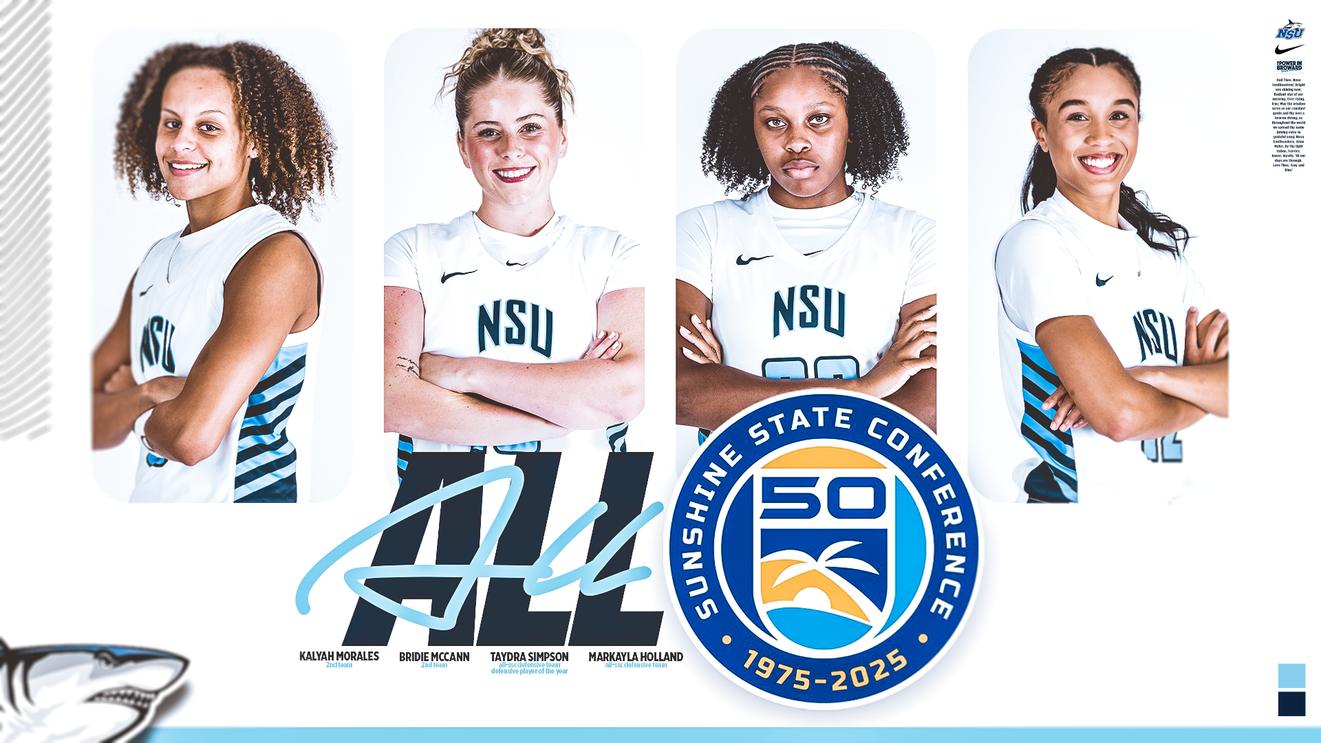 NSU WBB All-SSC Horizontal