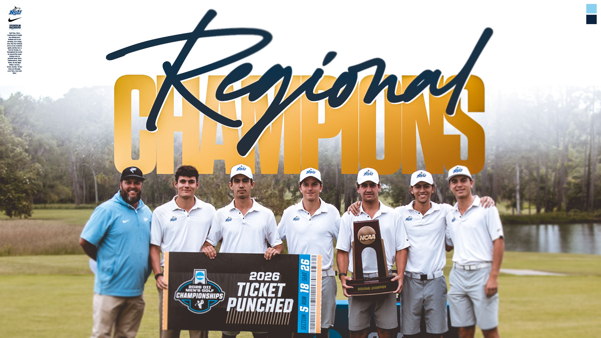 men's golf regionals