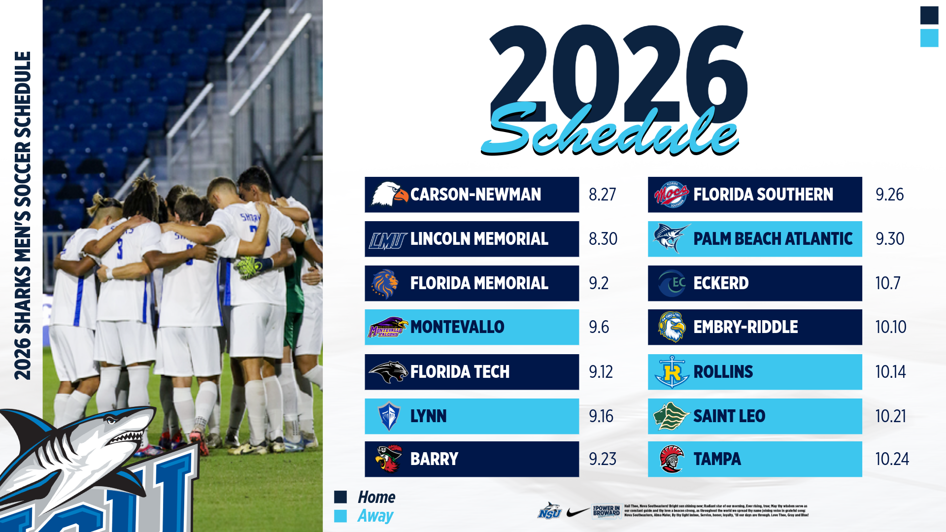 MSOC 2026 Schedule