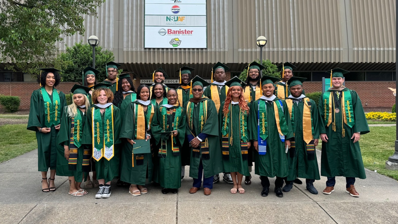 Norfolk State Inducts 16 StudentAthletes into Chi Alpha Sigma