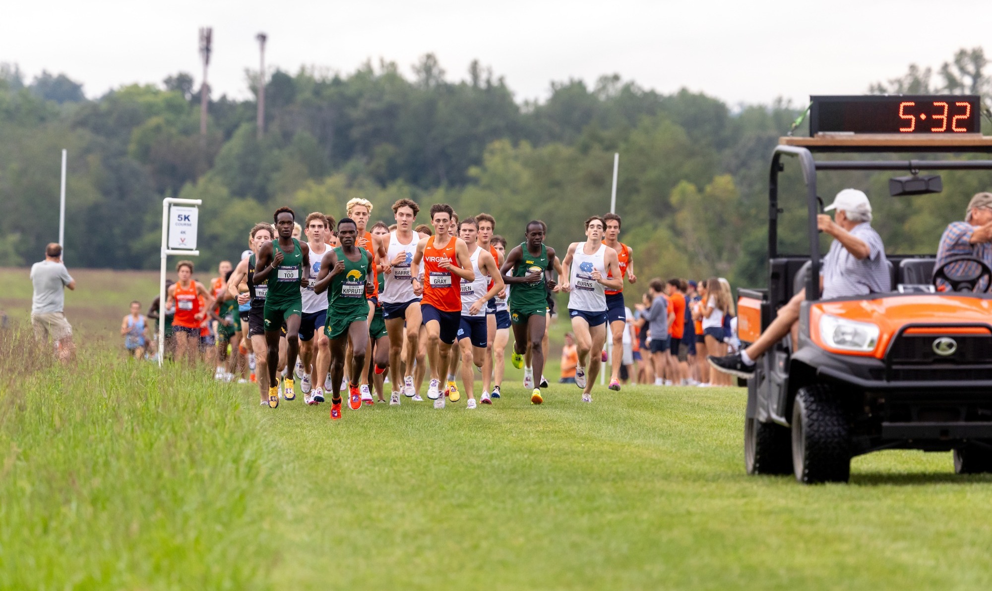 Men's Cross Country at UVA Invitational