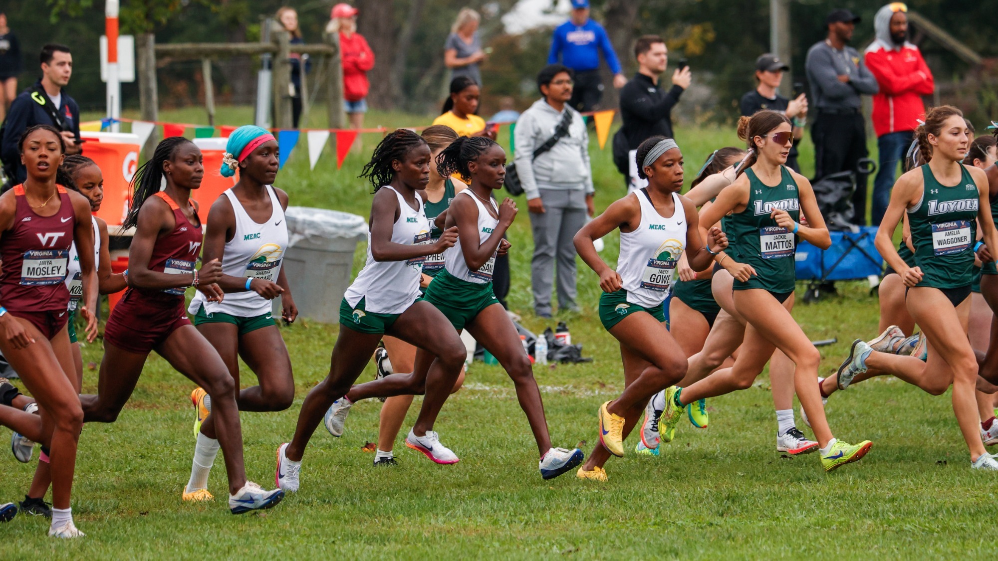 women out of the starting block
