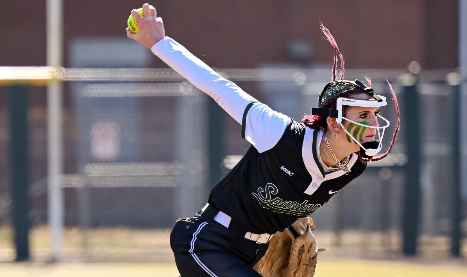 Kailey Bryant pitching opening weekend