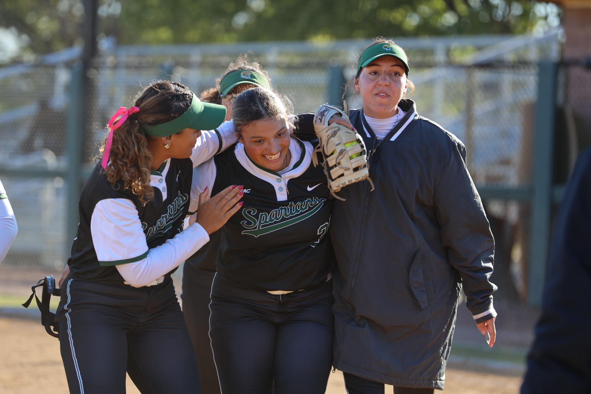 post game celebration against NCCU