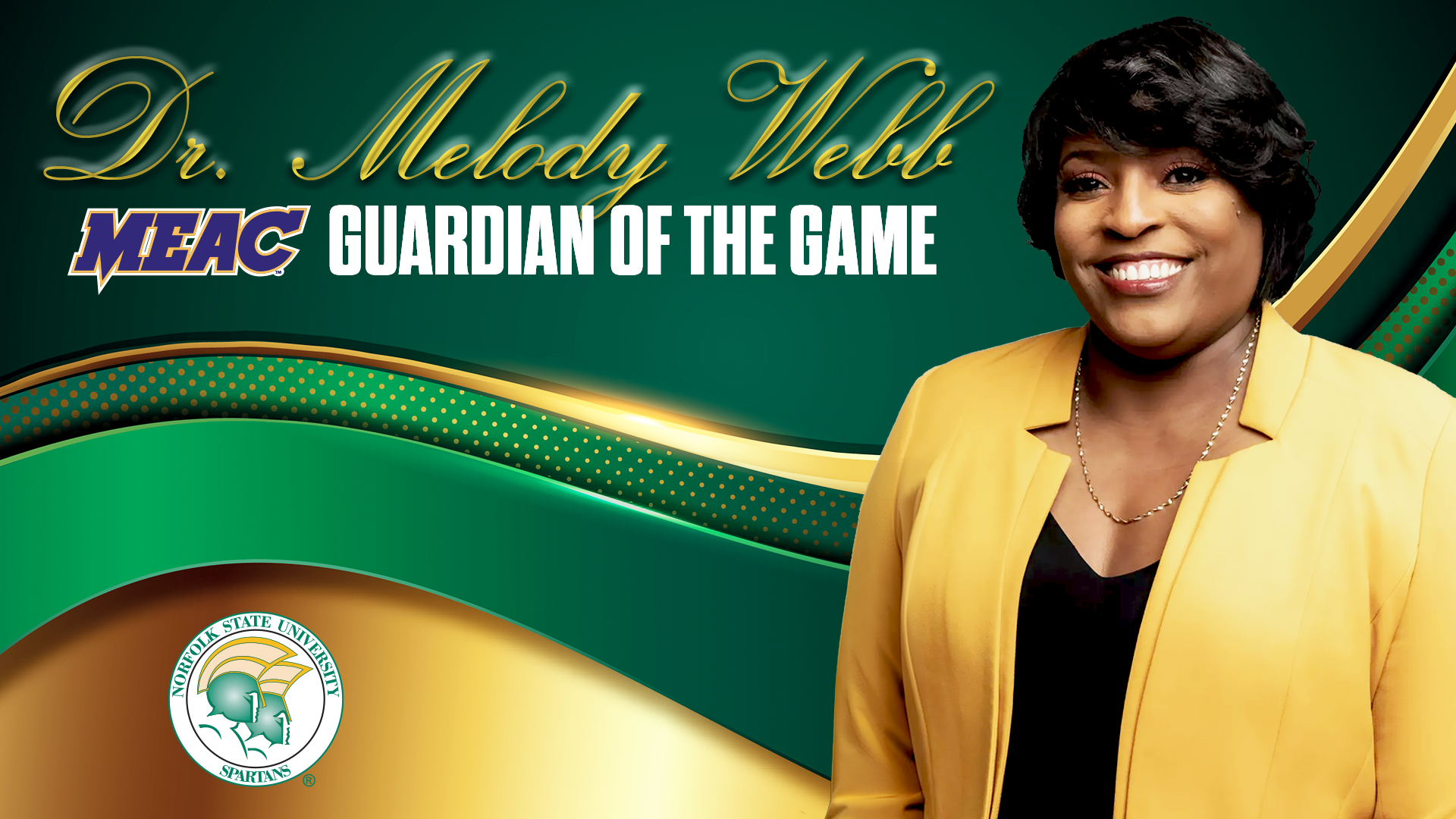 Dr. Melody Webb named MEAC Guardian of the Game