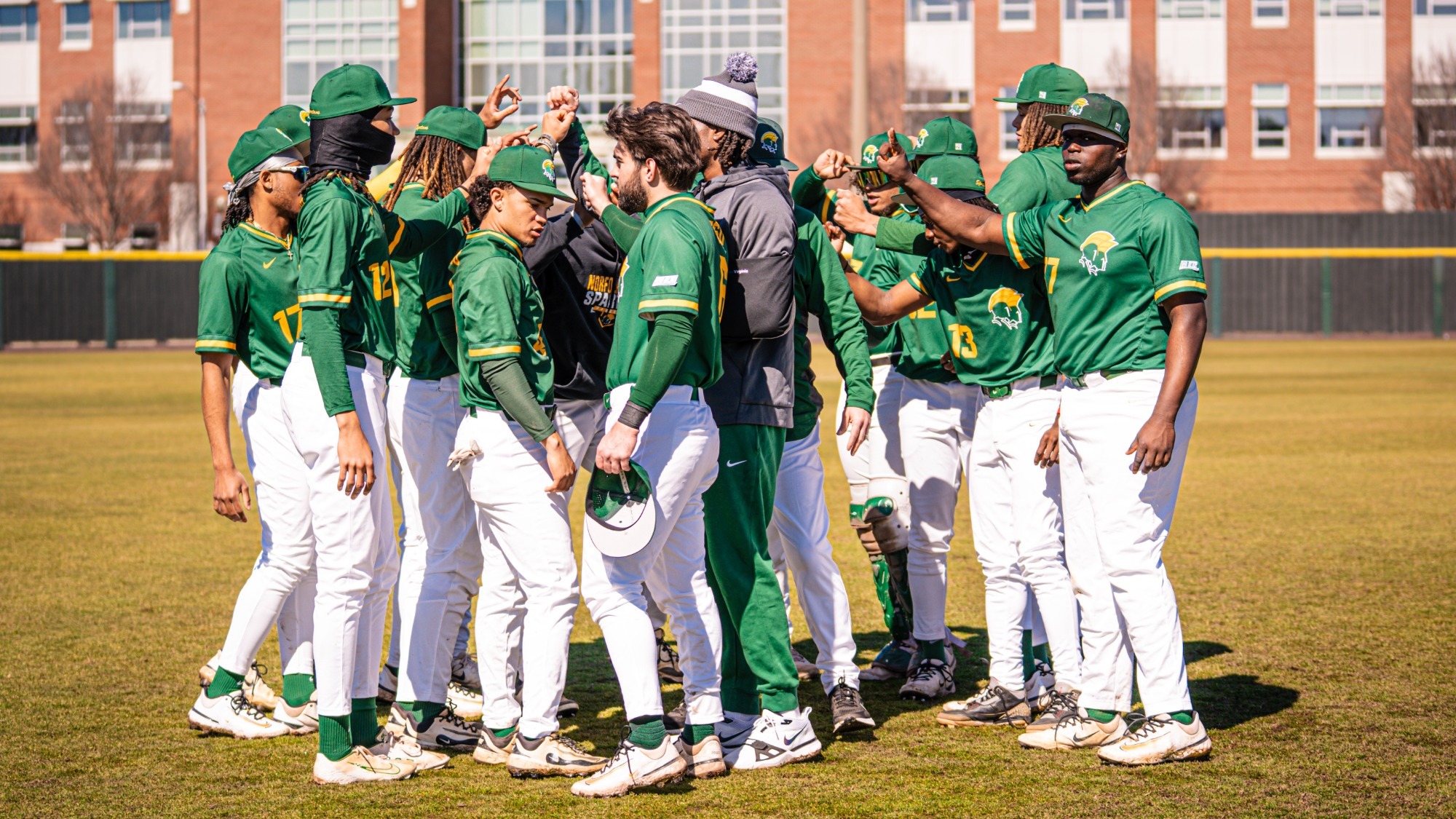 2026 Norfolk State Baseball Huddle