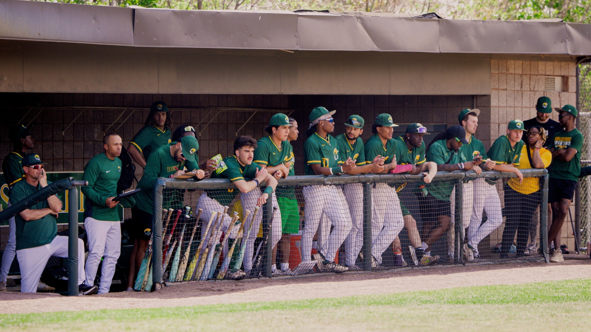 Norfolk State Baseball dugout