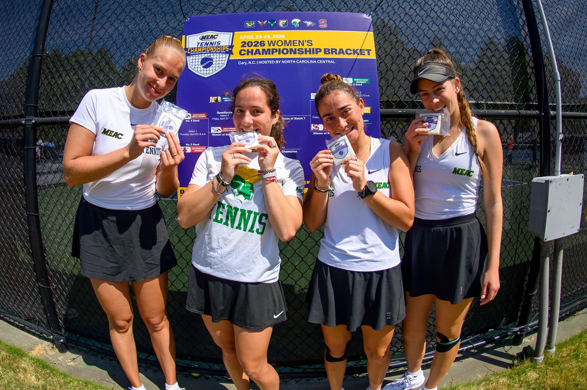Women's tennis advance to MEAC Championship Match