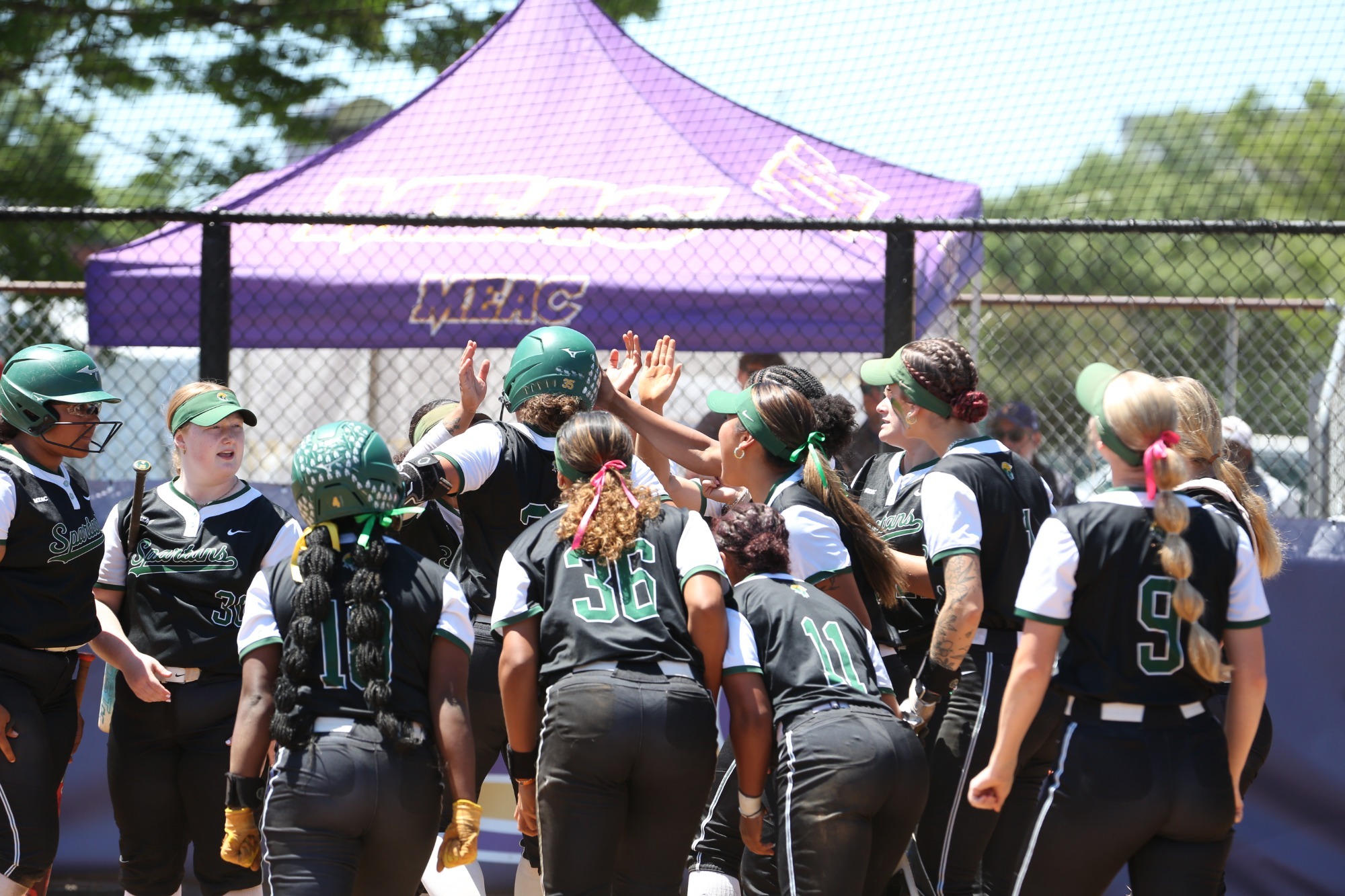 Amaya McPherson homerun in MEAC Tournament