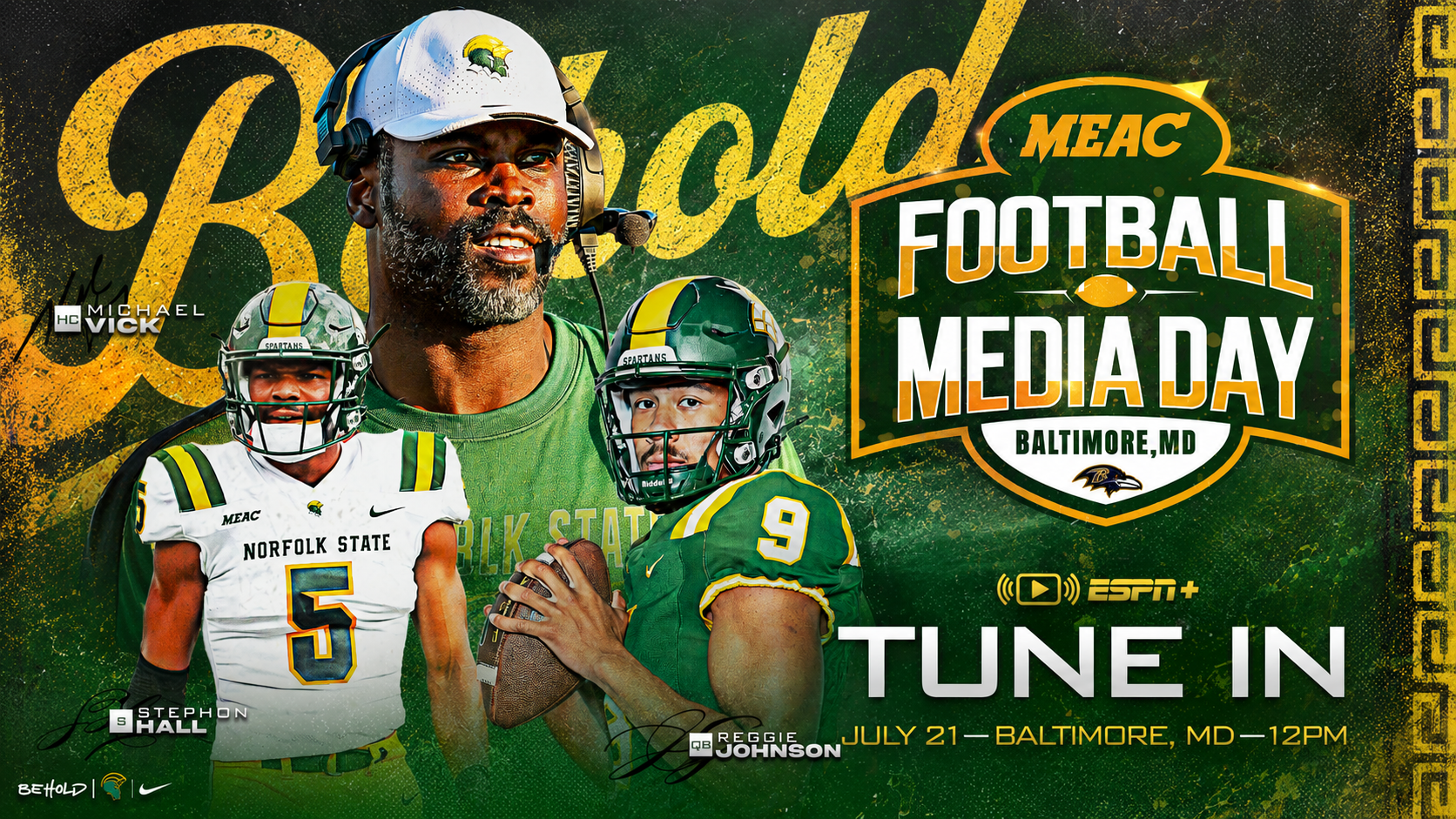 2026 MEAC Football Media Day Graphic