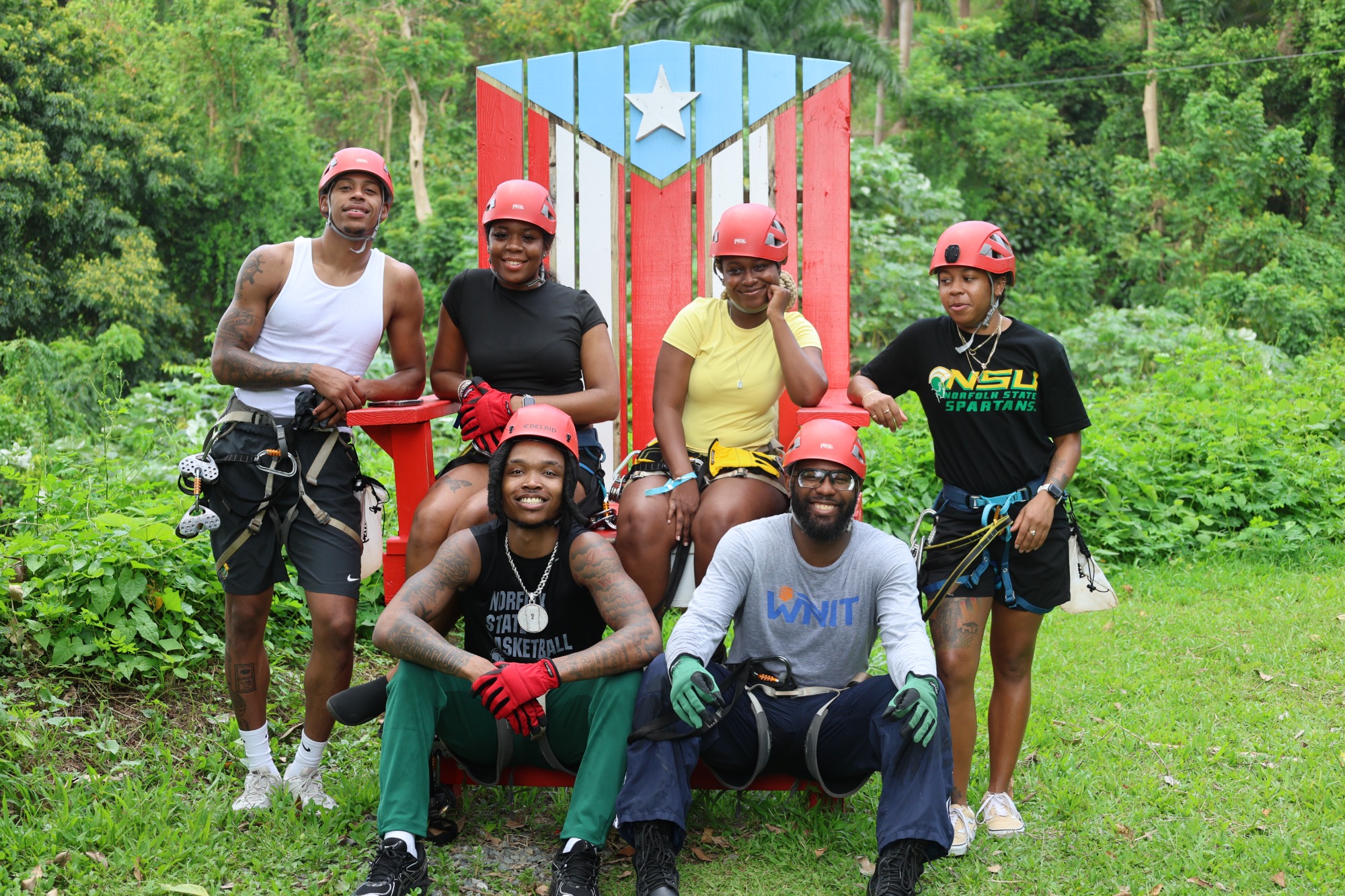 Men's Basketball Excursion Trip - Zip Lining