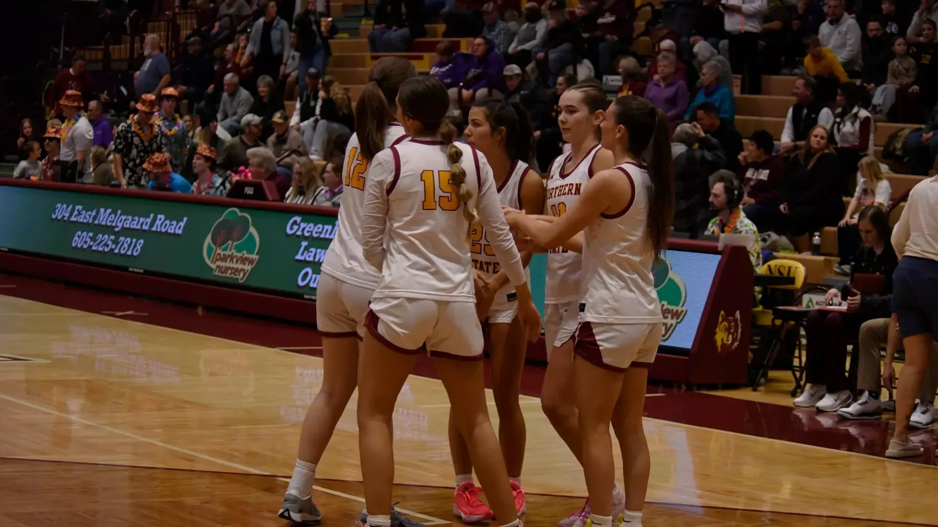 Team huddle