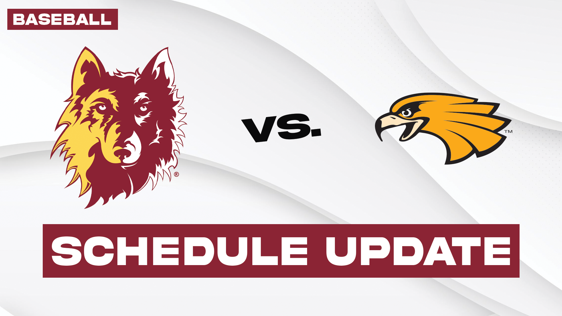 Baseball vs UMC Schedule Change