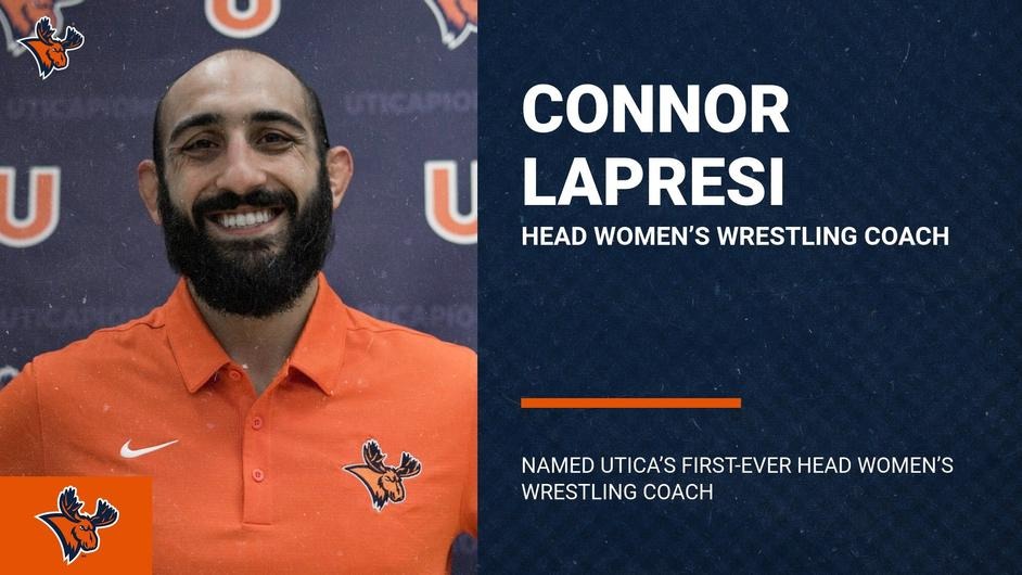 Lapresi Named Utica’s FirstEver Head Women’s Wrestling Coach