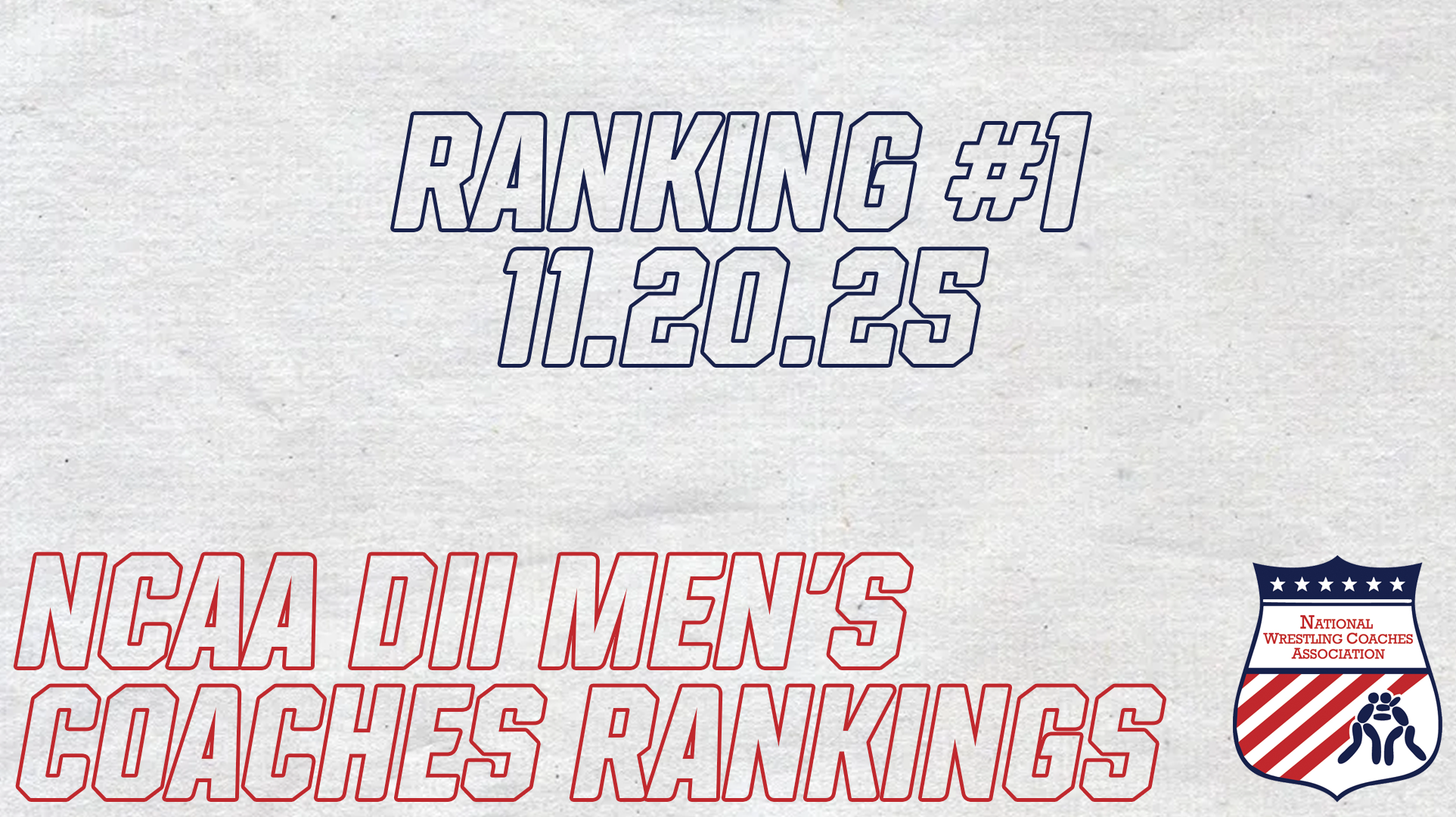 DII M Coaches Rankings 11.20.25