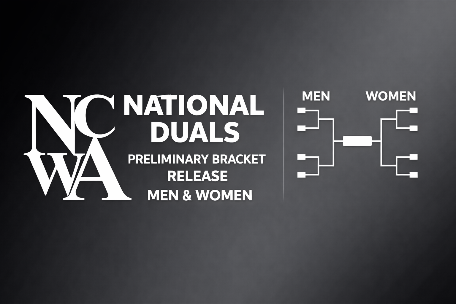NCWA National Duals Bracket release