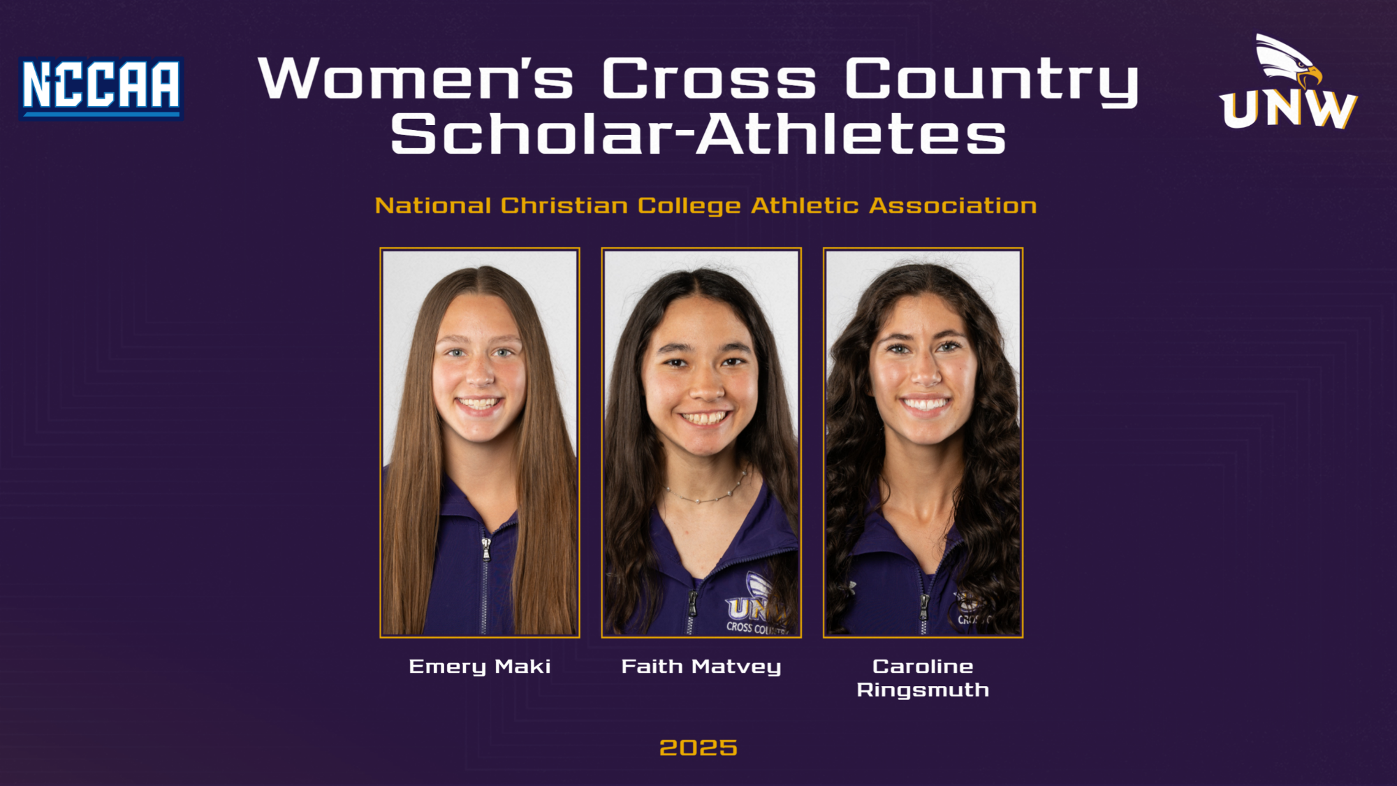 WXC NCCAA Scholar-Athletes