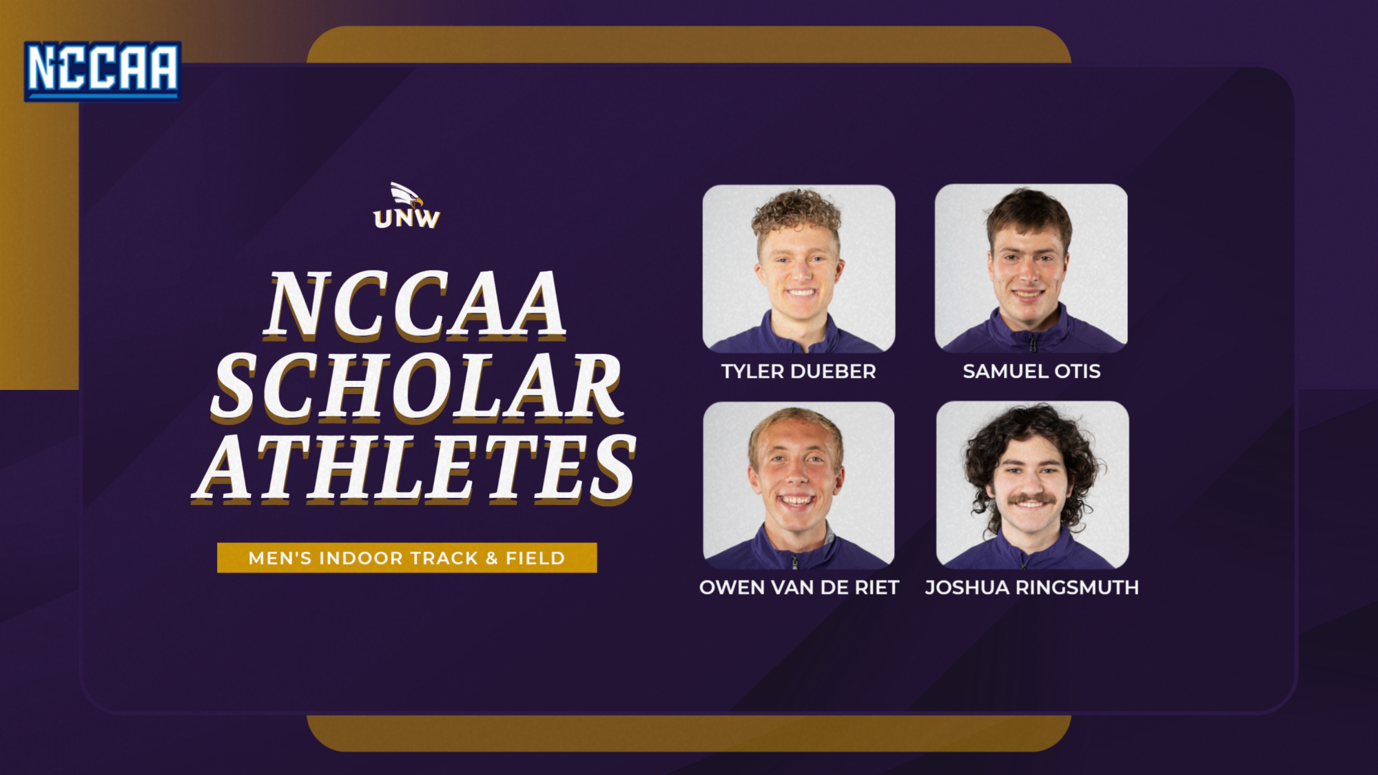 NCCAA Scholar Athletes MT&F