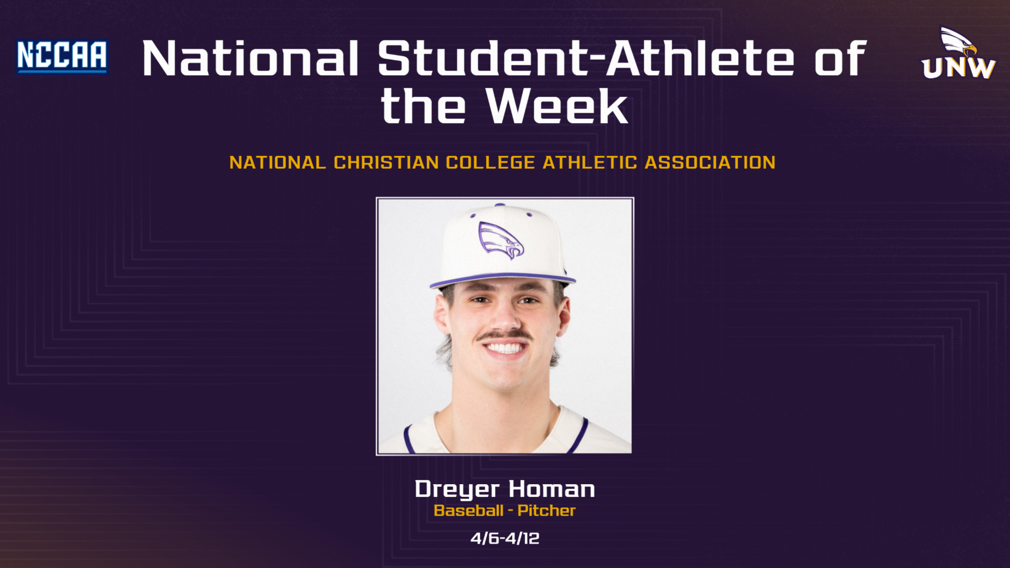 NCCAA POTW 4/13