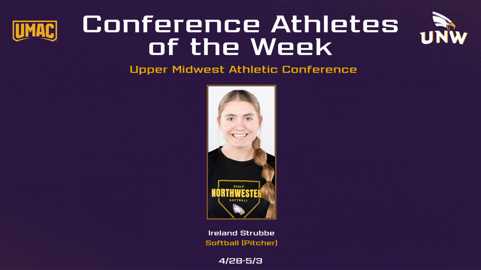 Ireland Pitcher of the Week
